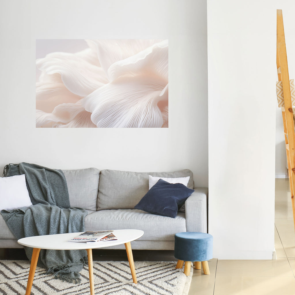 DELICATE PINK HARMONY Peel and Stick Horizontal Poster