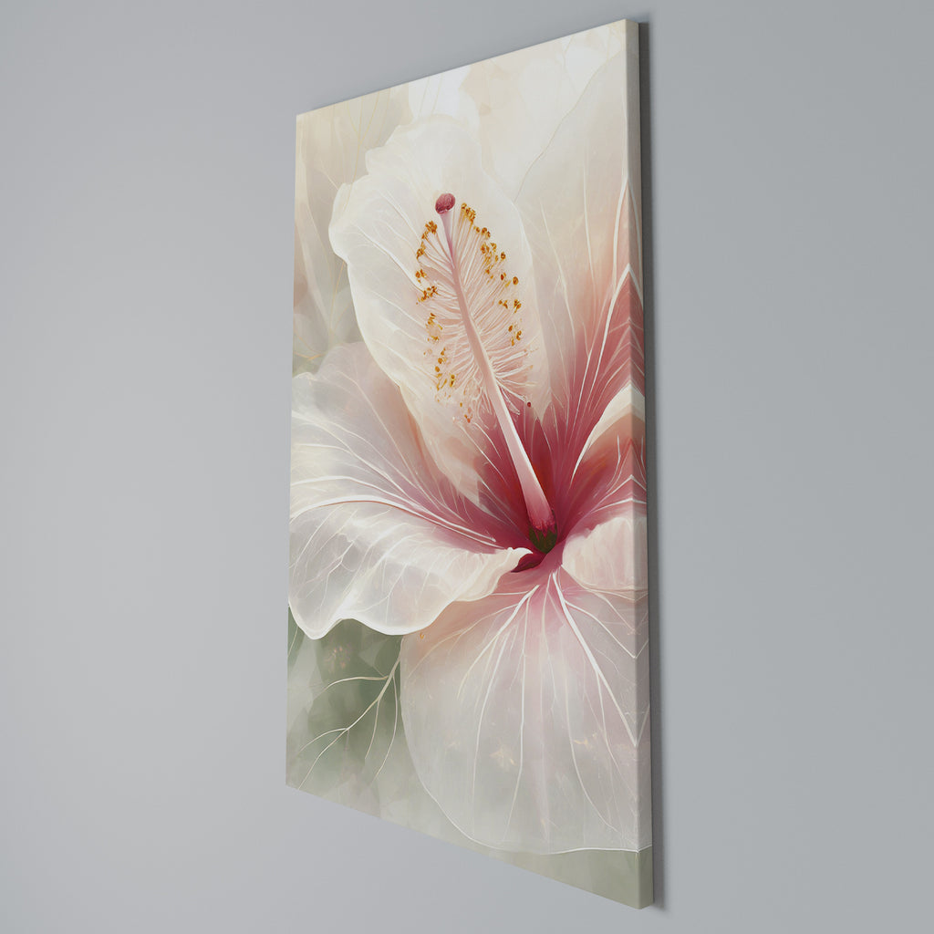 GOSSAMER FLORAL DREAM Quadro em tela vertical