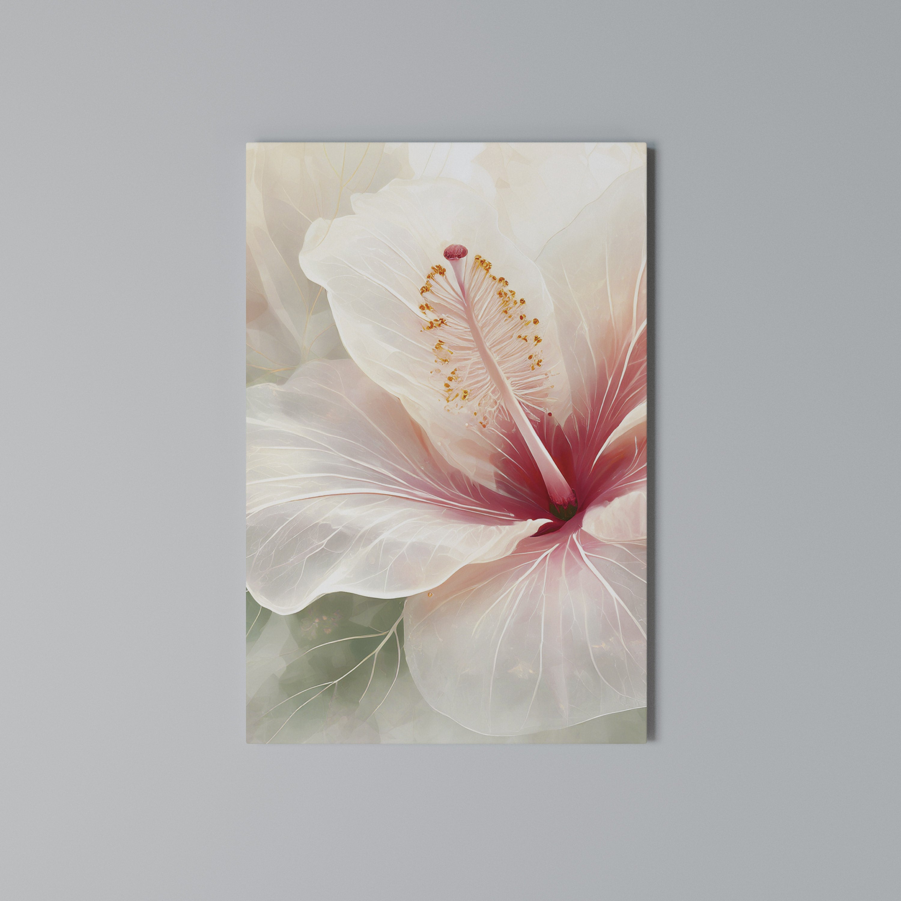 GOSSAMER FLORAL DREAM Quadro em tela vertical