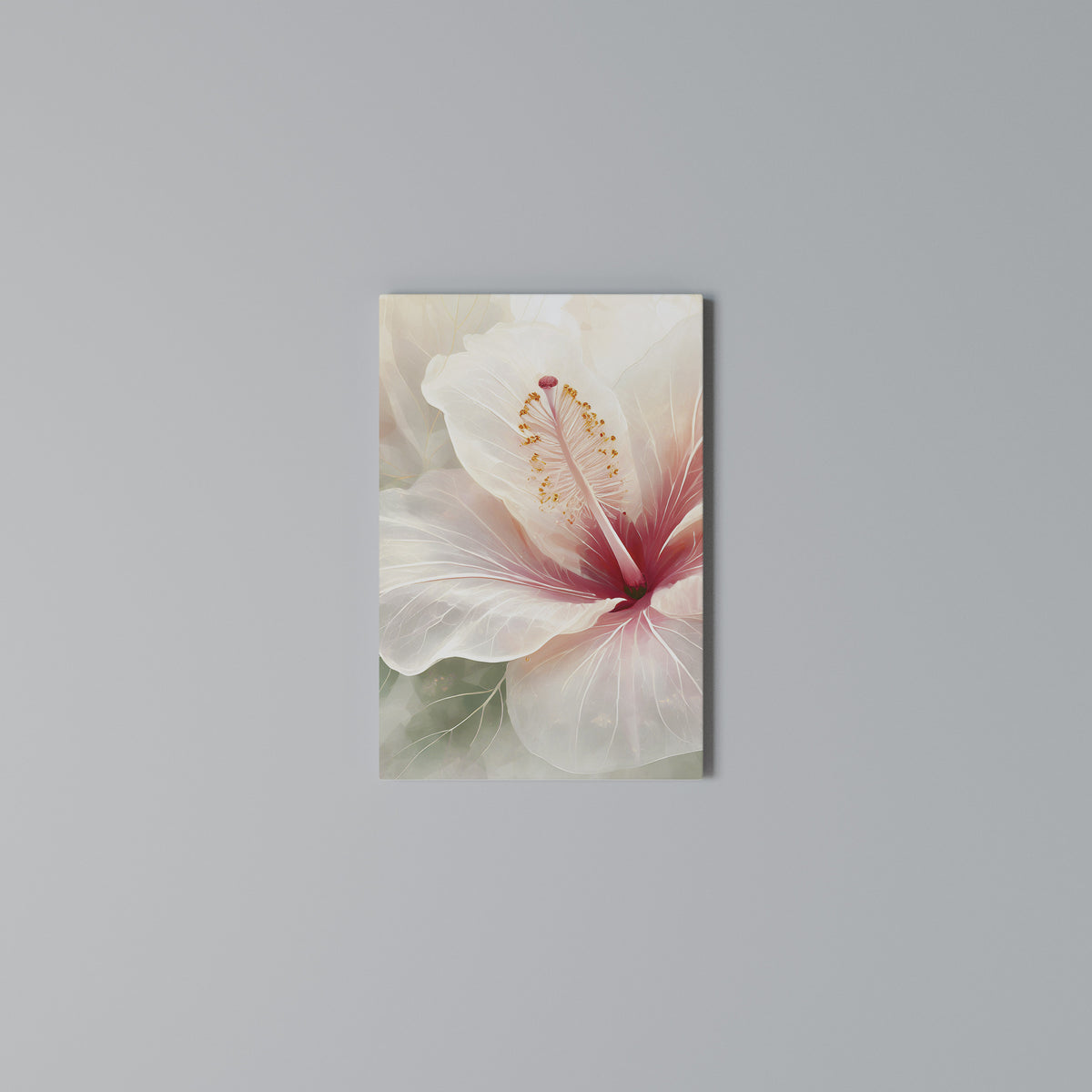 GOSSAMER FLORAL DREAM Quadro em tela vertical