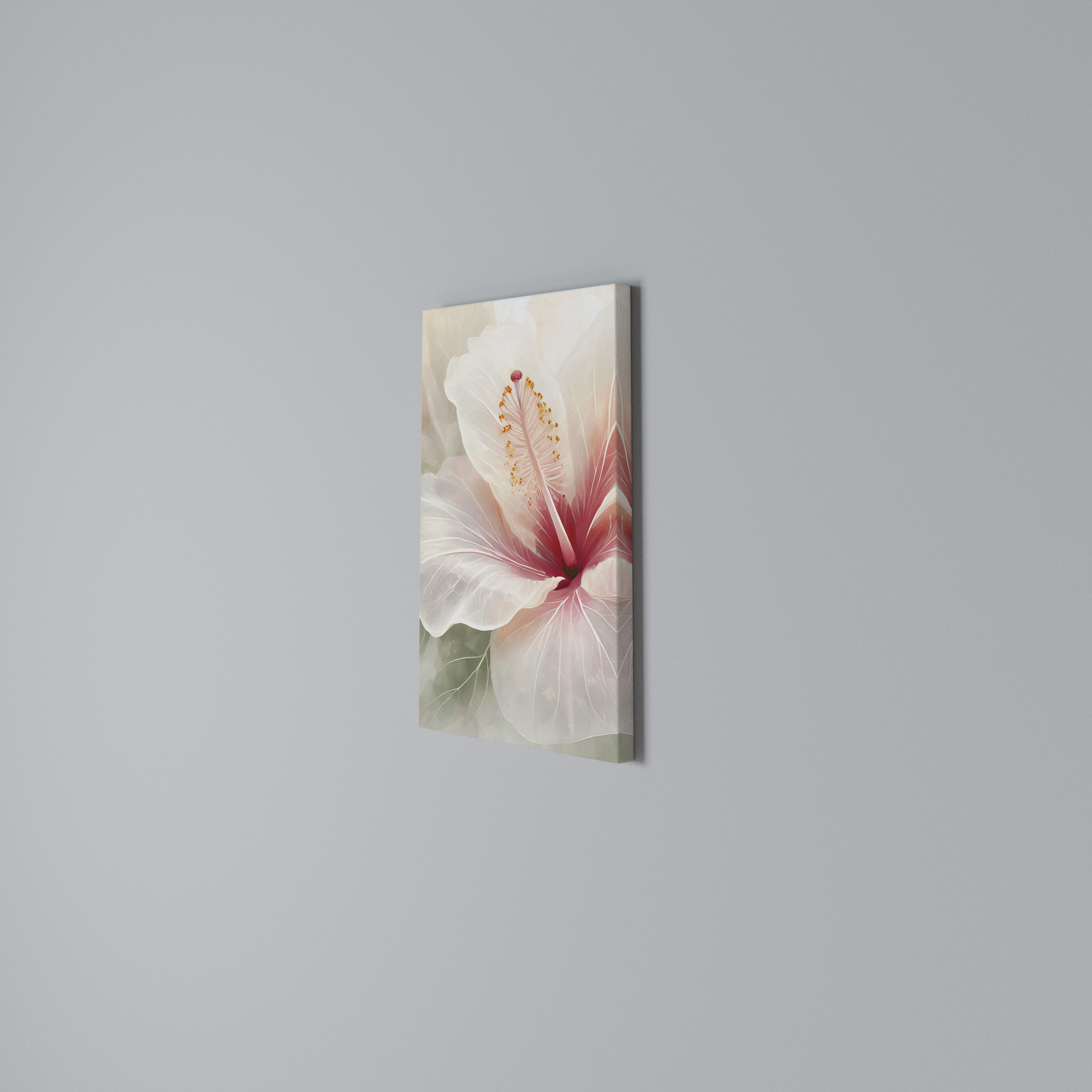 GOSSAMER FLORAL DREAM Quadro em tela vertical