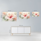 GOSSAMER FLORAL DREAM Peel and Stick Horizontal Poster