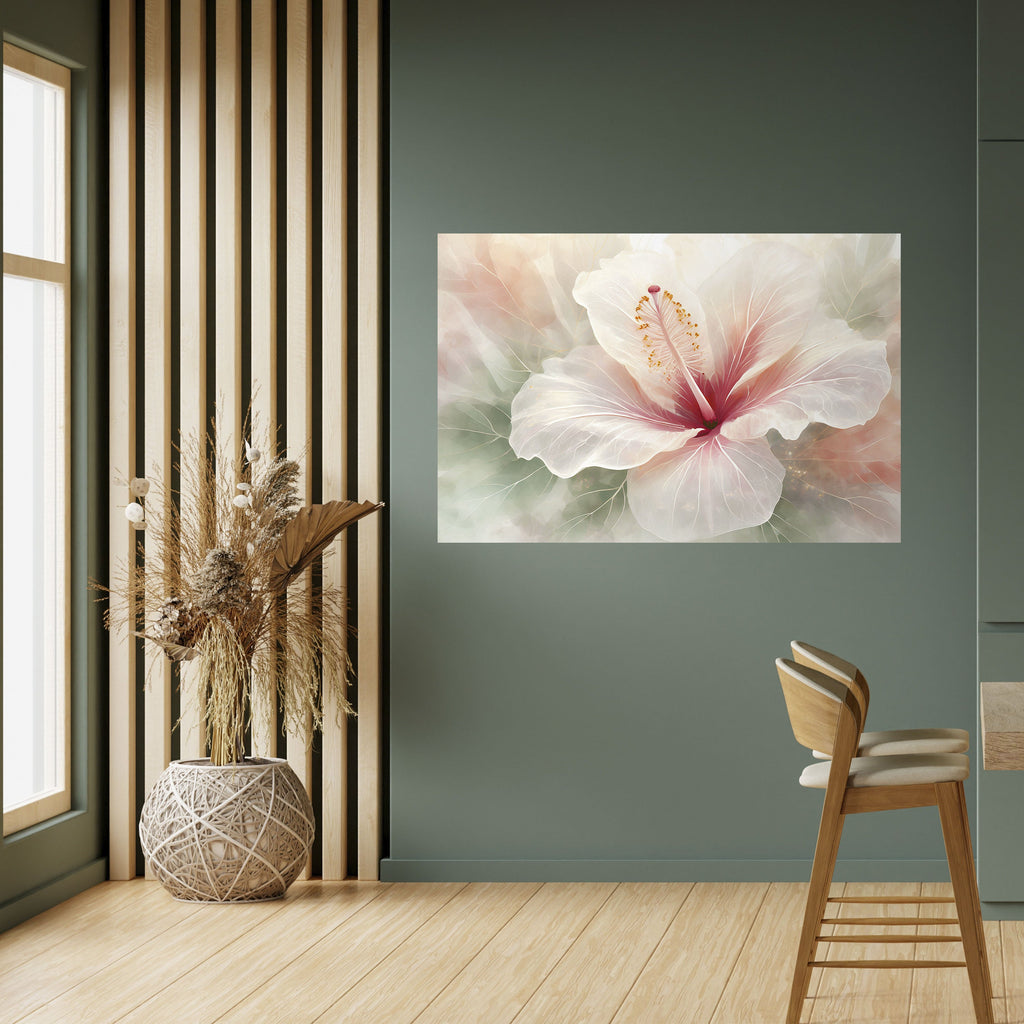 GOSSAMER FLORAL DREAM Peel and Stick Horizontal Poster