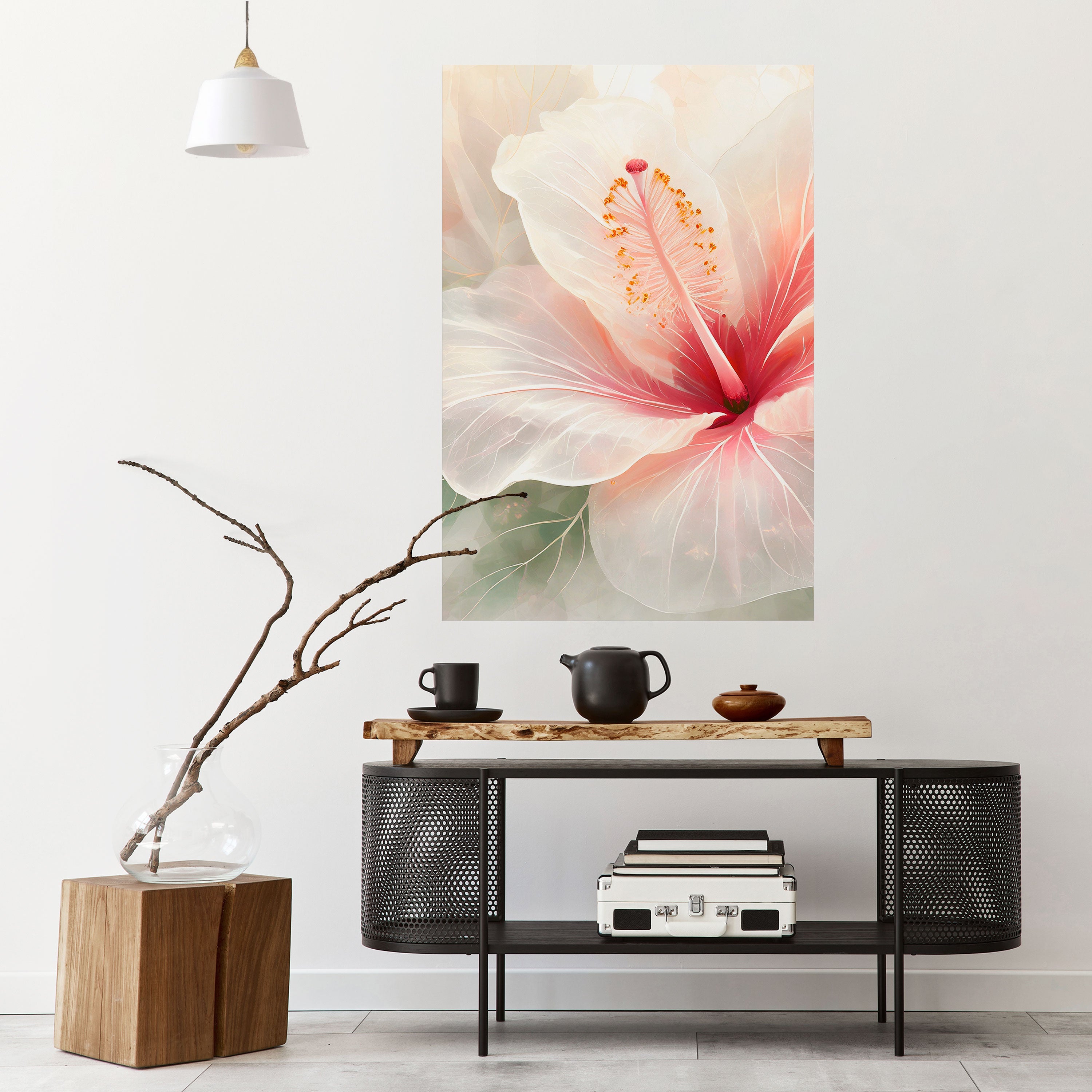 GOSSAMER FLORAL DREAM Poster Vertical Autocolante