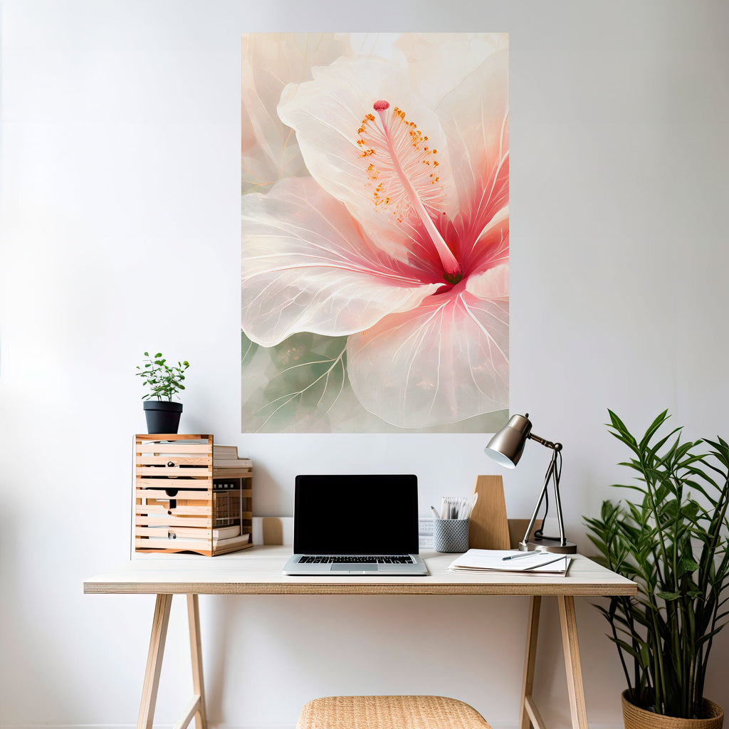 GOSSAMER FLORAL DREAM Poster Vertical Autocolante