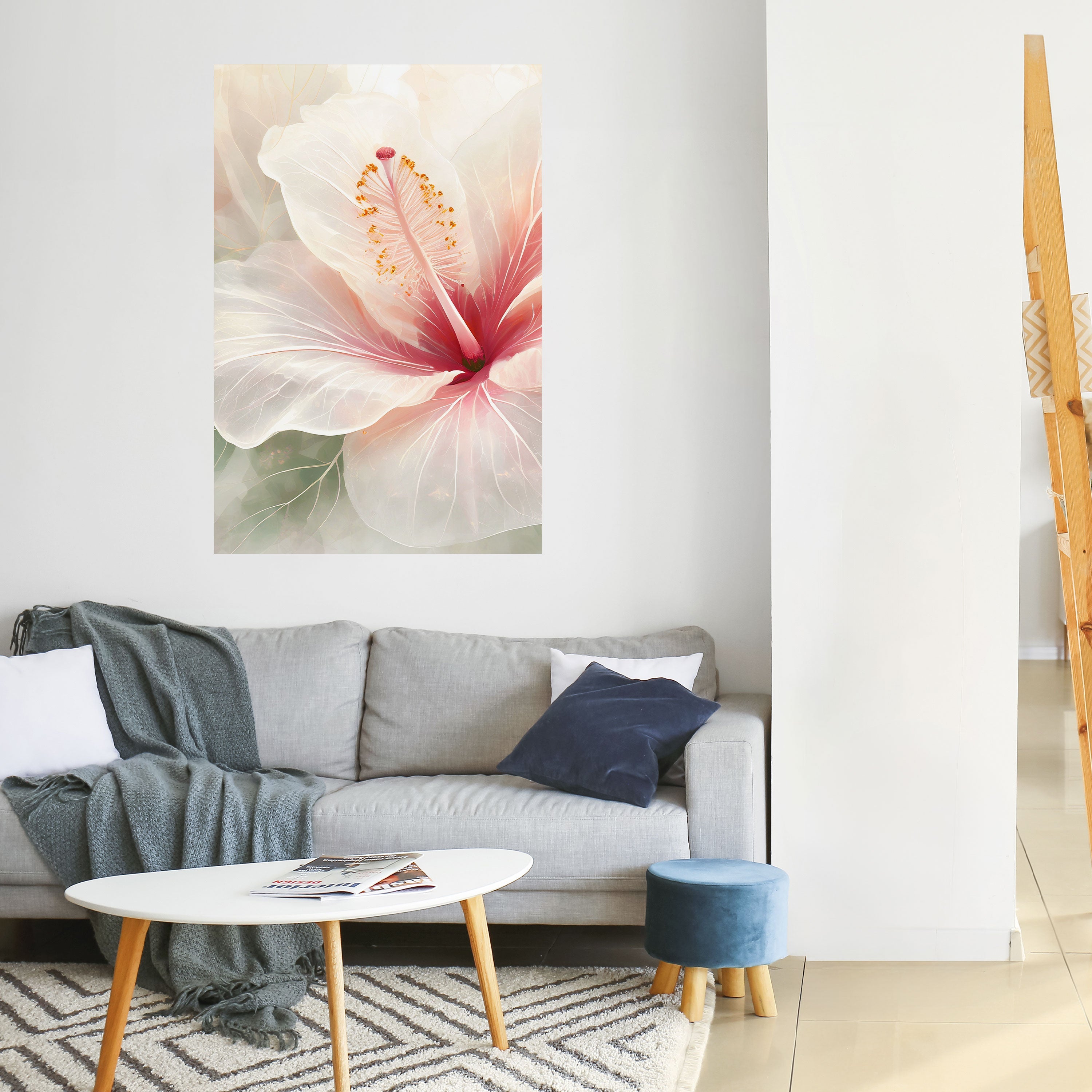 GOSSAMER FLORAL DREAM Poster Vertical Autocolante