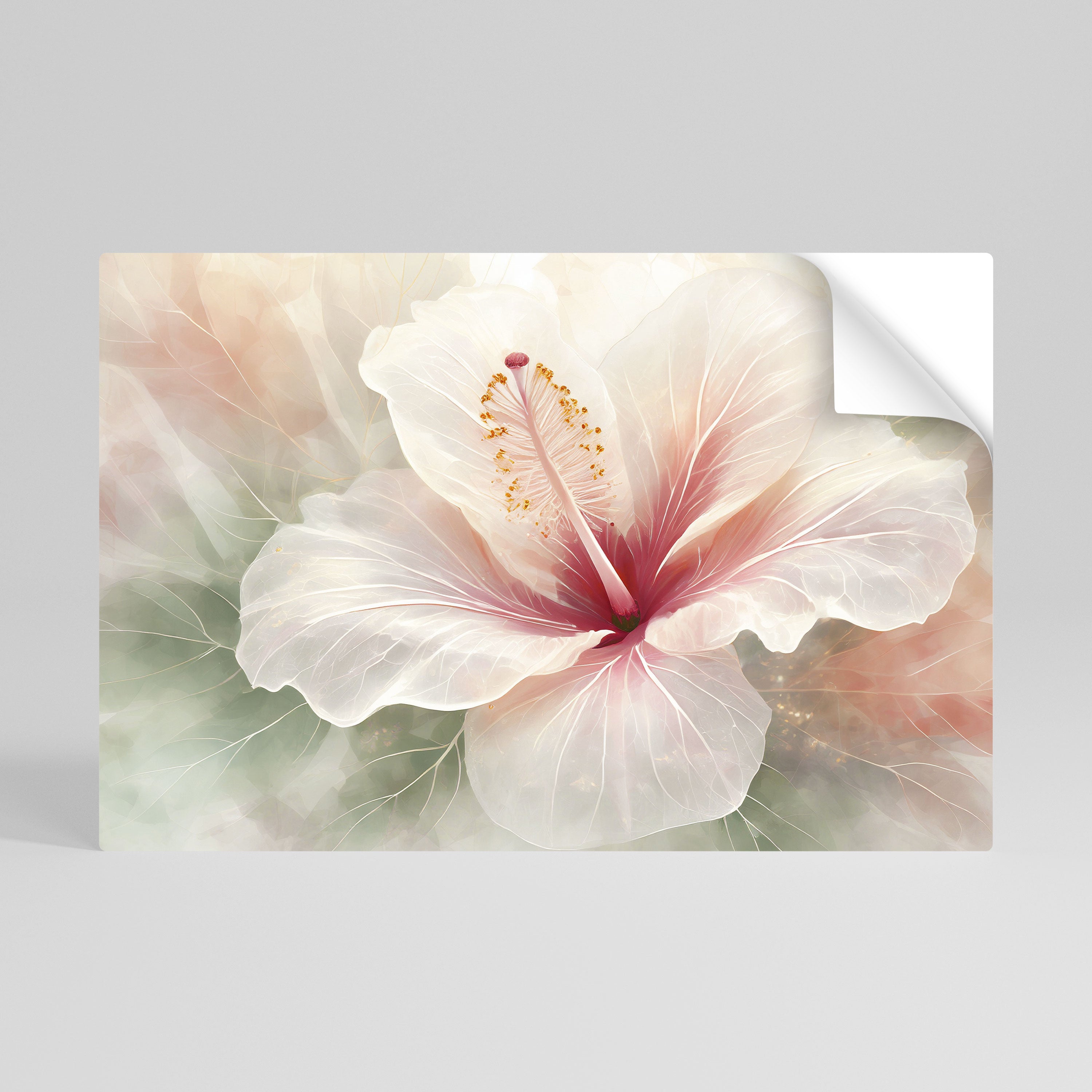 GOSSAMER FLORAL DREAM Póster Autocolante Horizontal