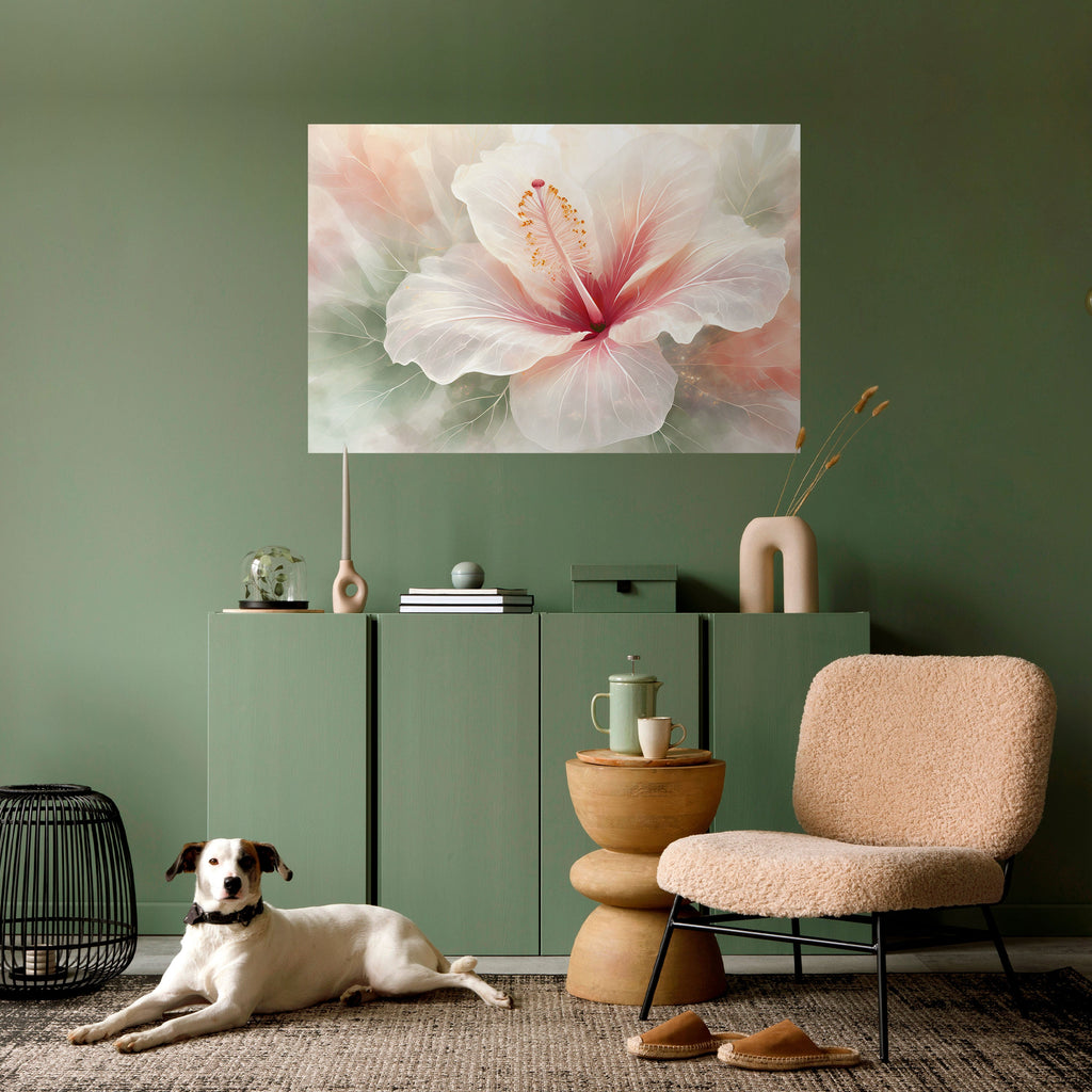 GOSSAMER FLORAL DREAM Peel and Stick Horizontal Poster