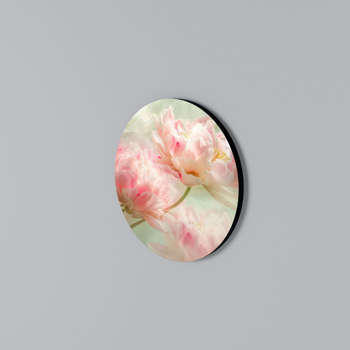 GENTLE HARMONY UNFOLDED Round Wall Art