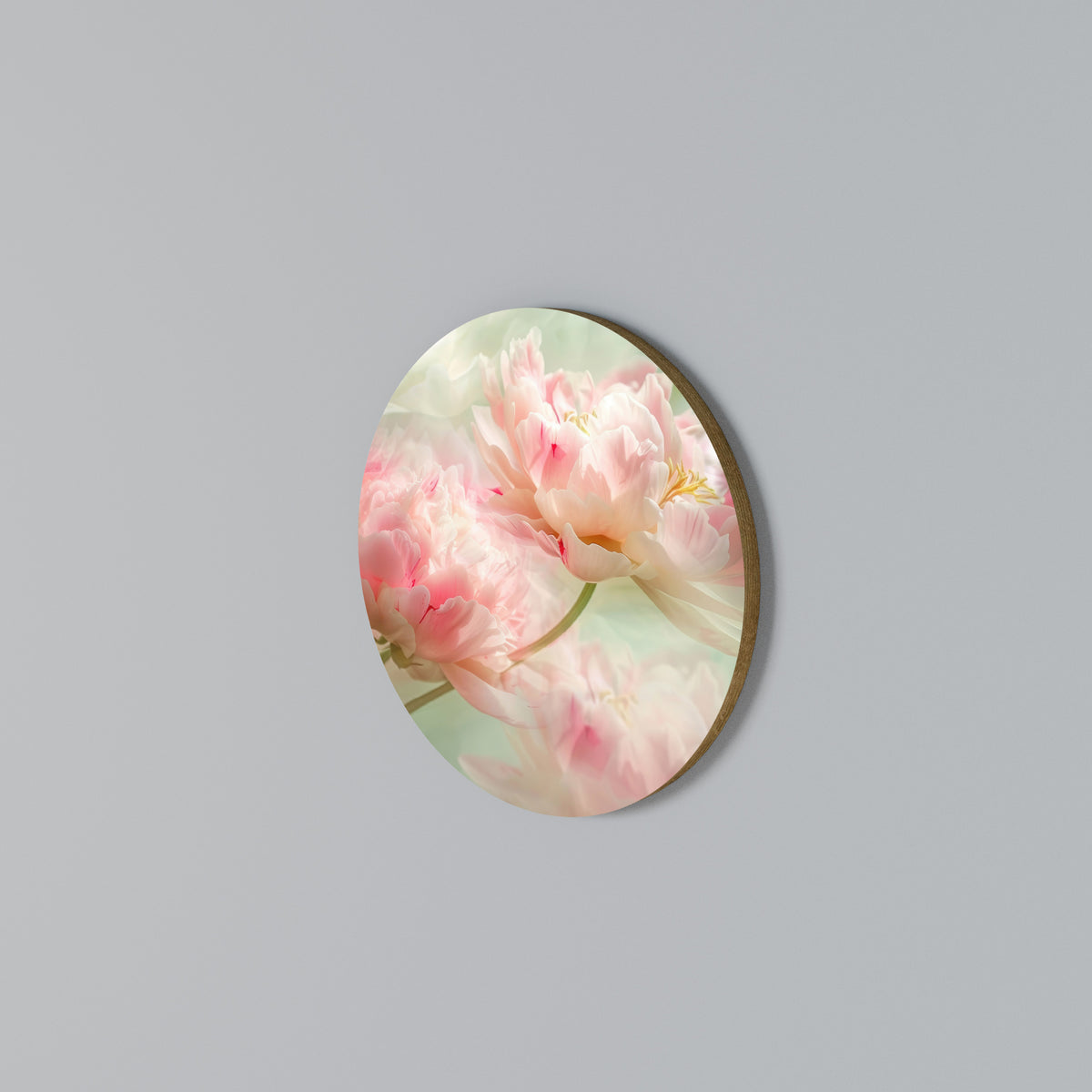 GENTLE HARMONY UNFOLDED Round Wall Art