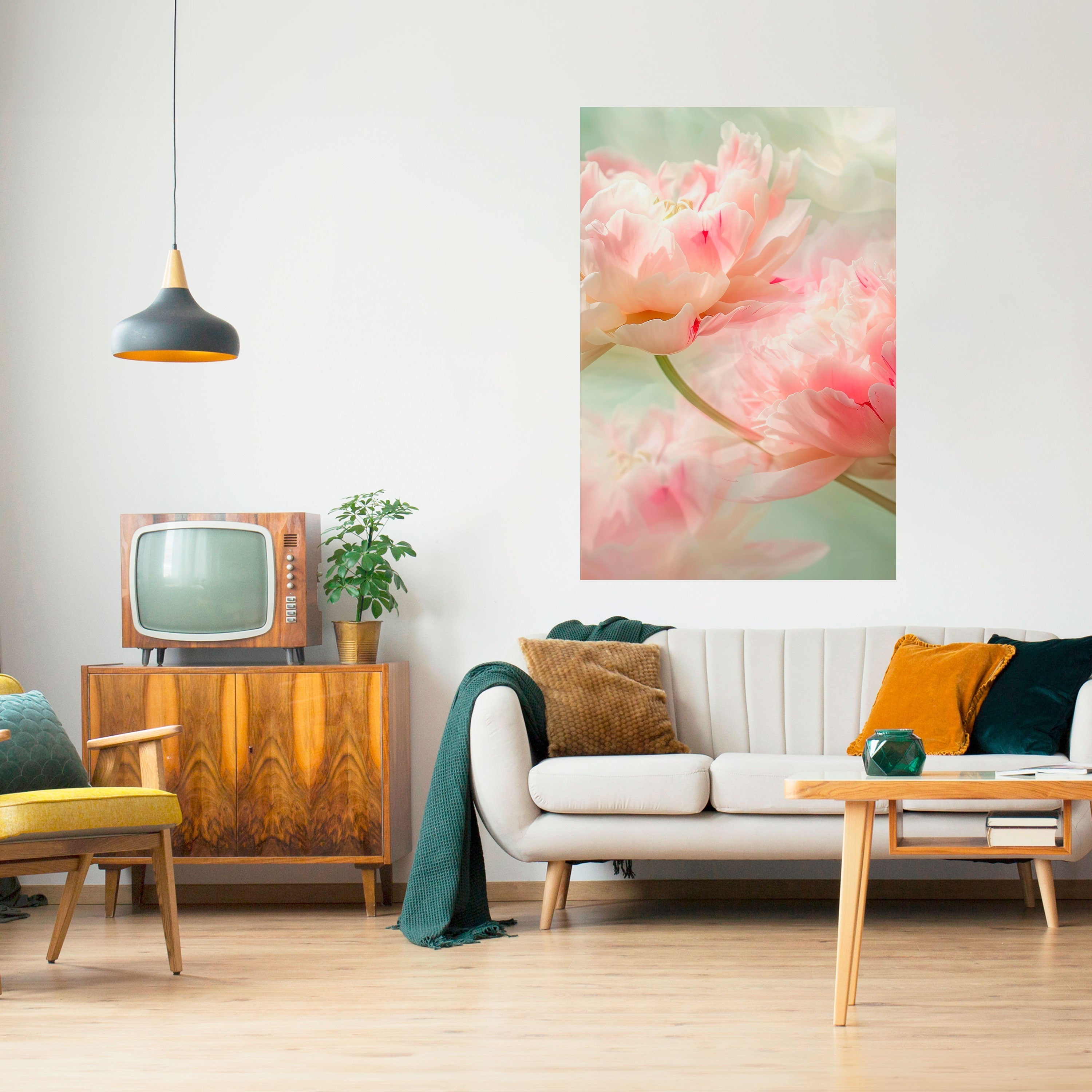 GENTLE HARMONY UNFOLDED Poster Vertical Autocolante