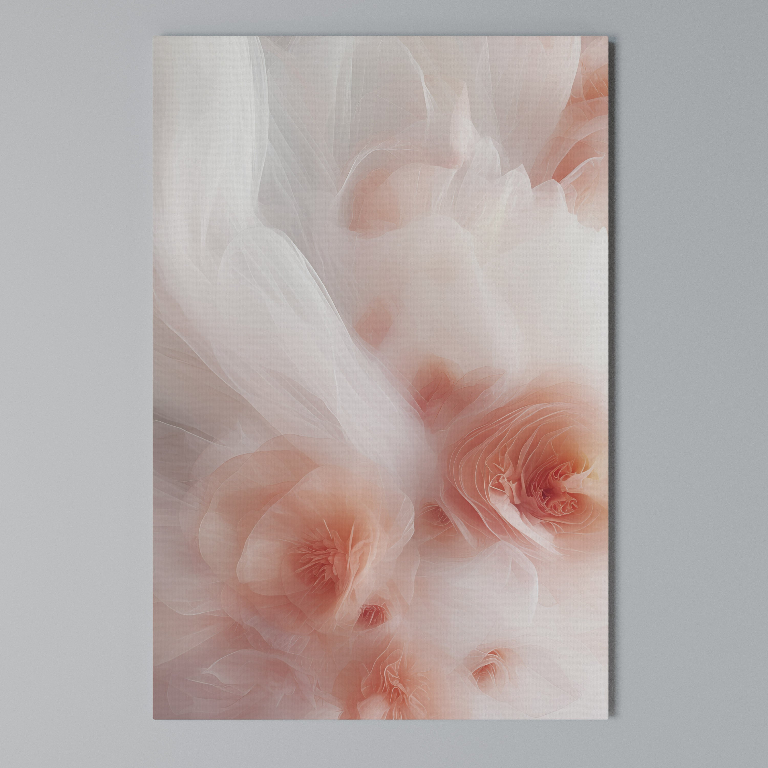 TENDER BLOSSOM VEIL Quadro em tela vertical