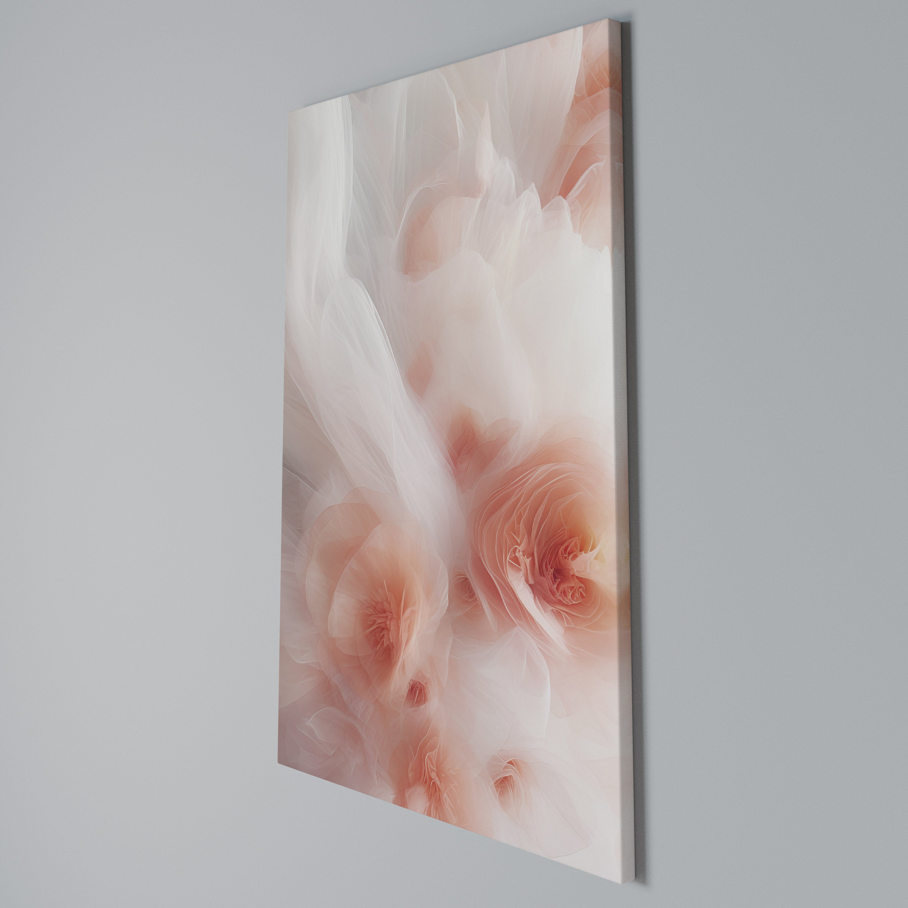 TENDER BLOSSOM VEIL Quadro em tela vertical