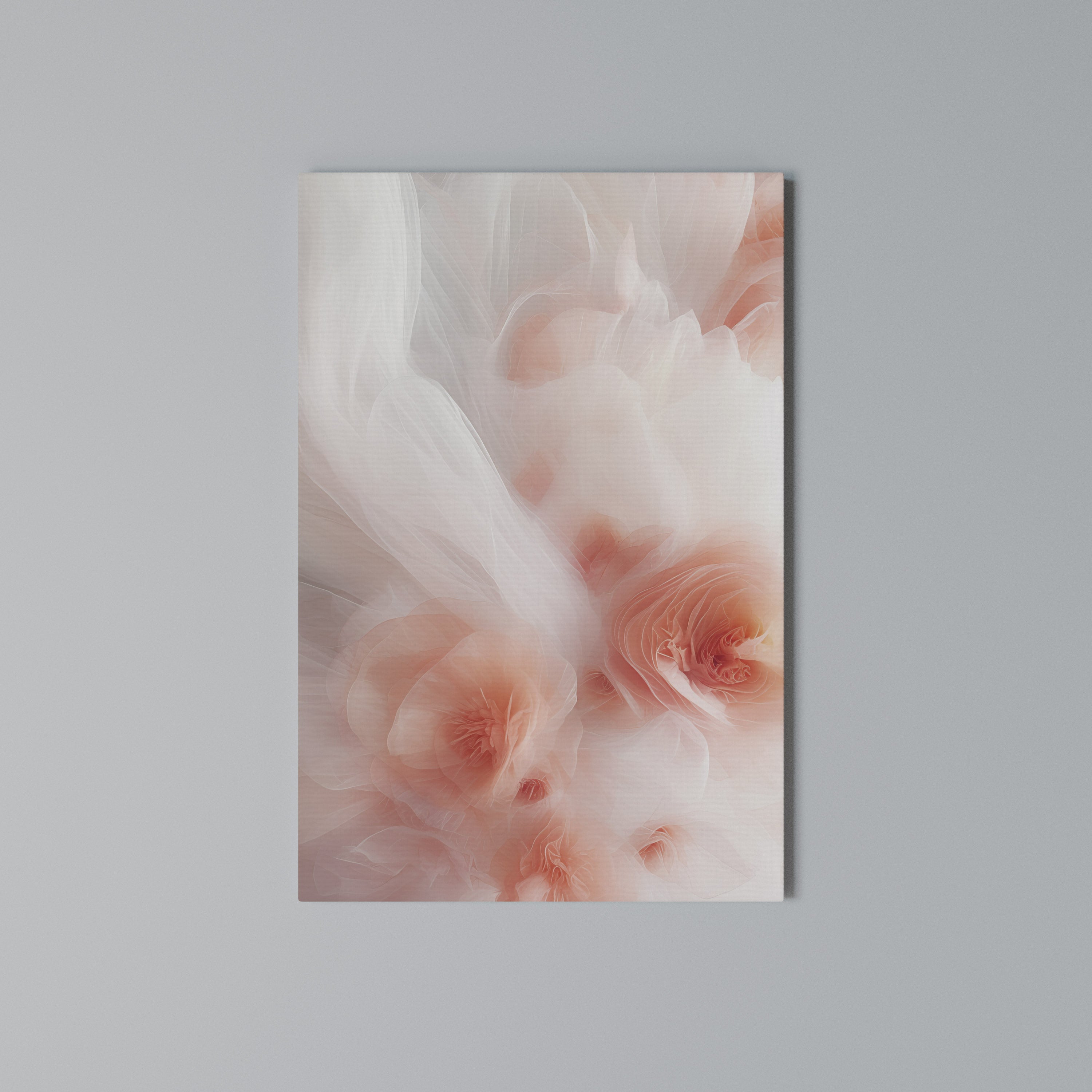 TENDER BLOSSOM VEIL Quadro em tela vertical