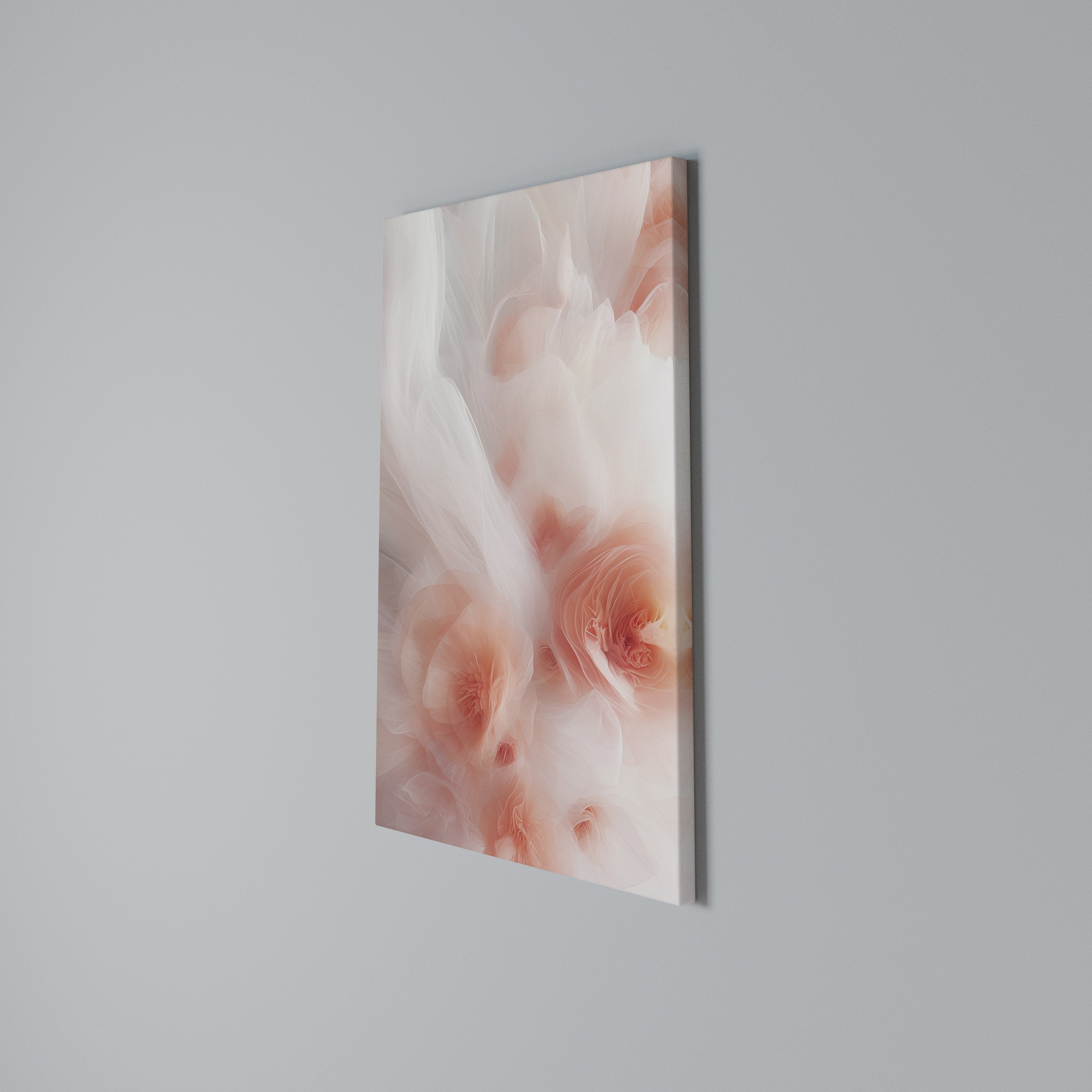 TENDER BLOSSOM VEIL Quadro em tela vertical