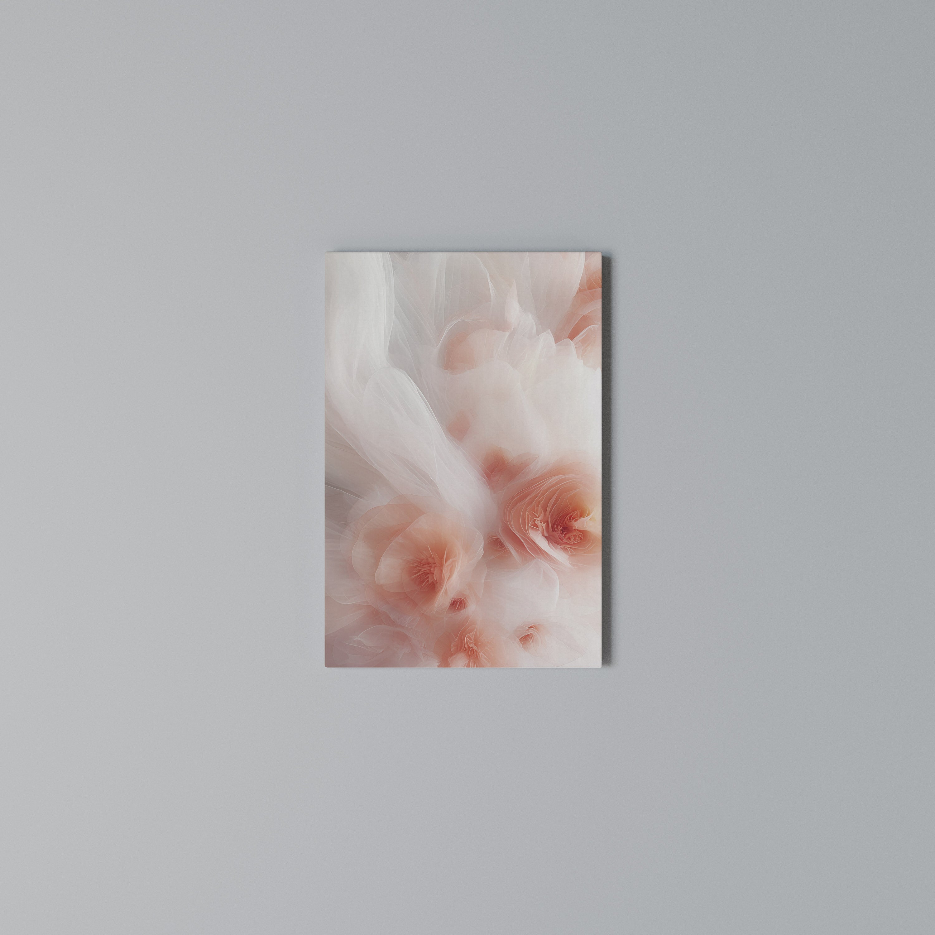TENDER BLOSSOM VEIL Quadro em tela vertical