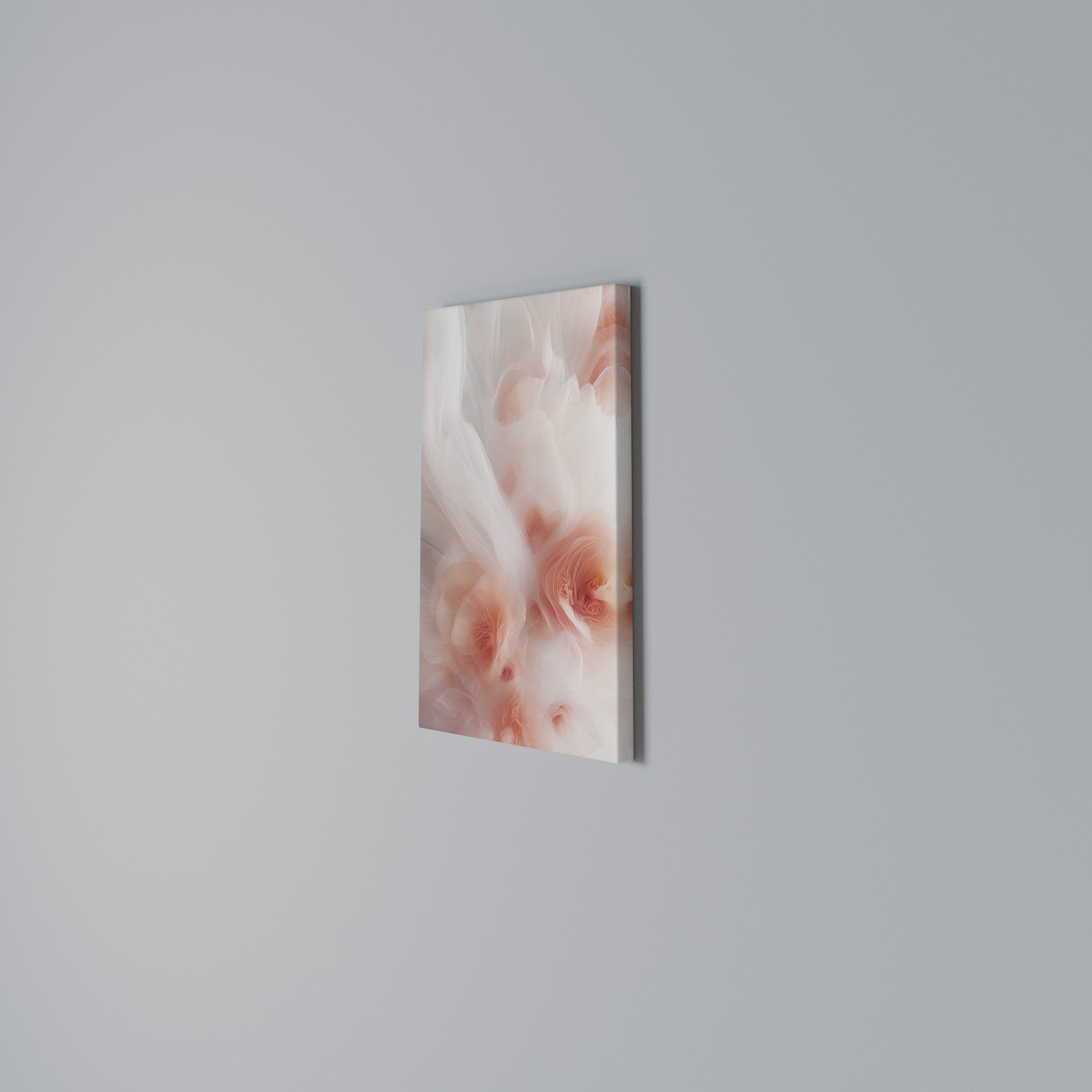TENDER BLOSSOM VEIL Quadro em tela vertical