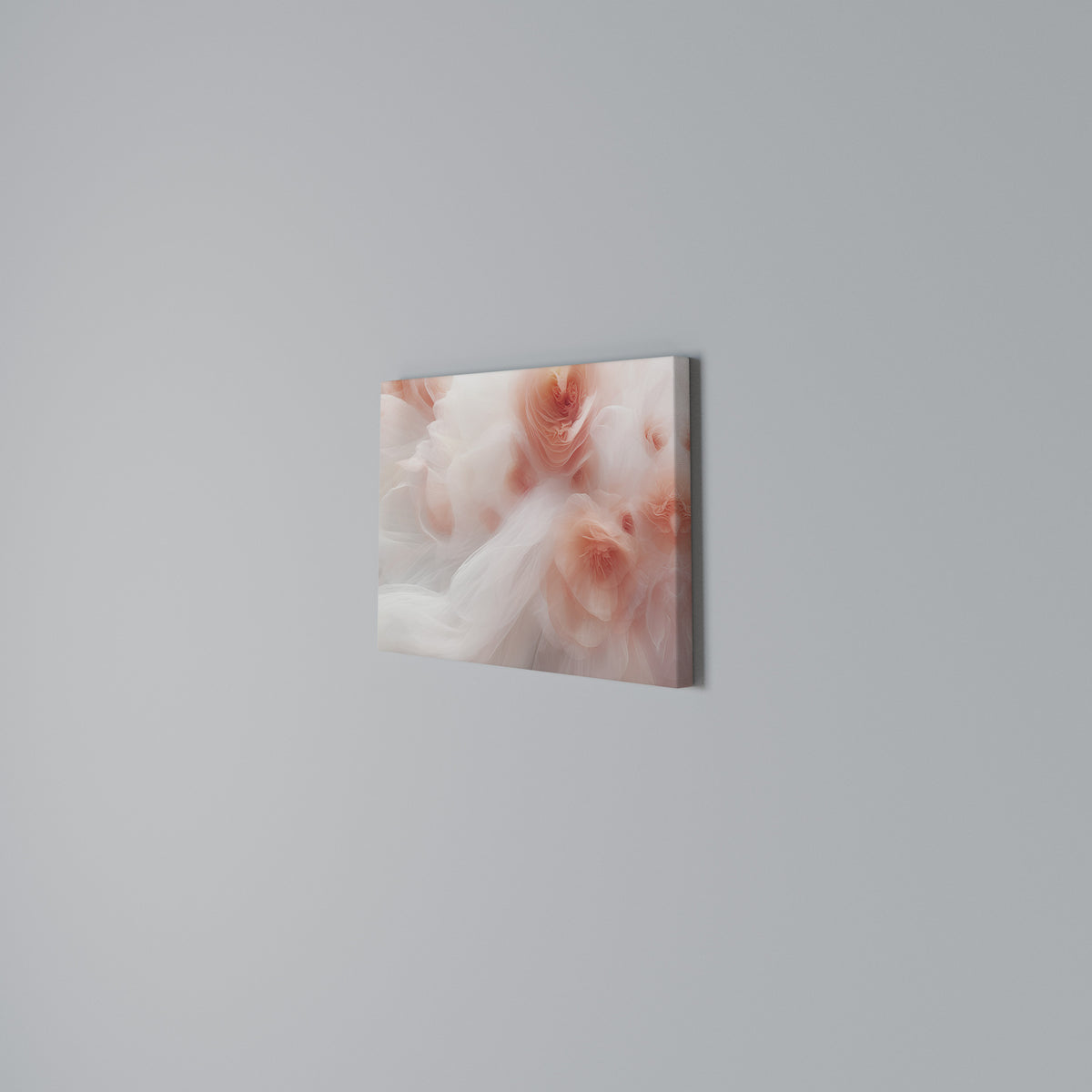 TENDER BLOSSOM VEIL Horizontal Canvas Print