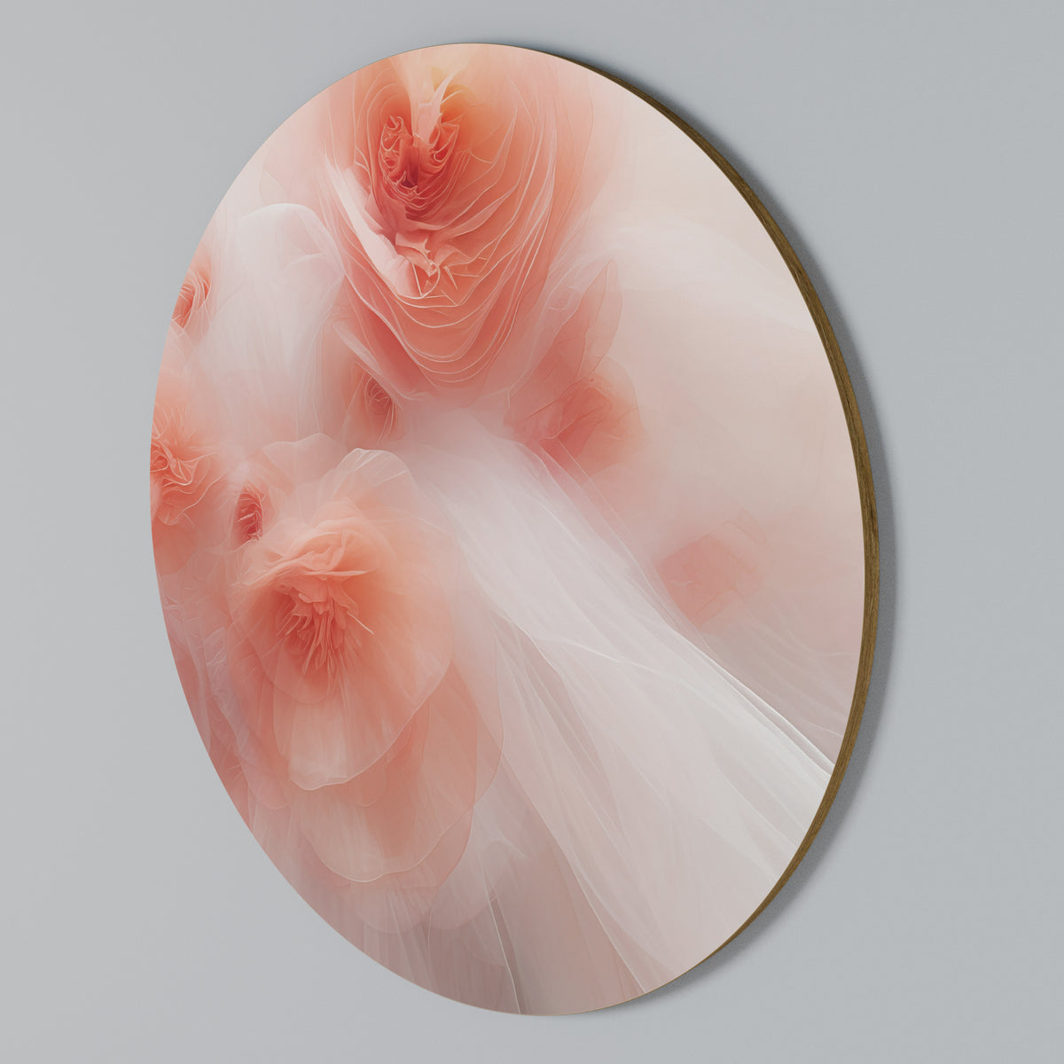 TENDER BLOSSOM VEIL Arte de Parede Redonda