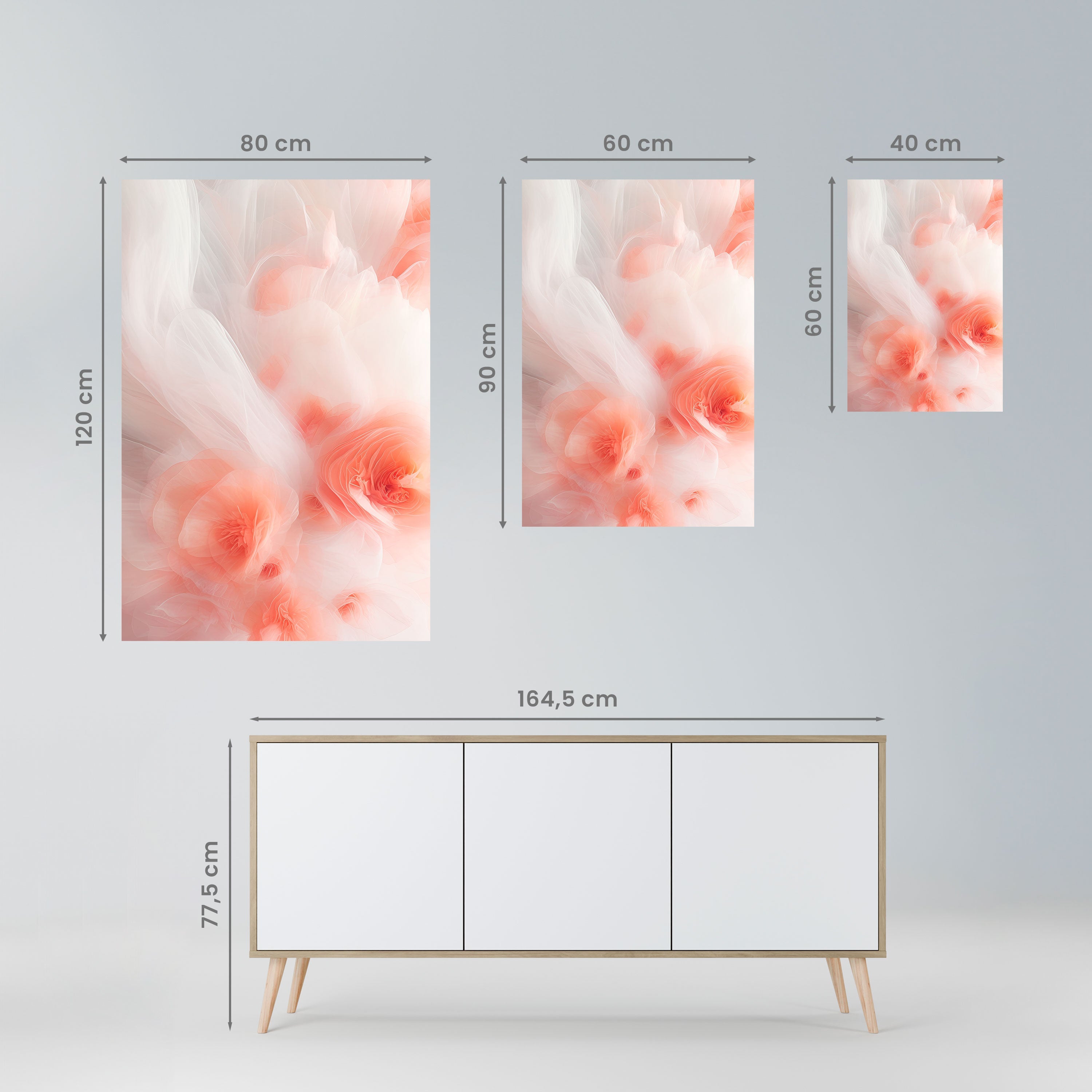 TENDER BLOSSOM VEIL Poster Vertical Autocolante