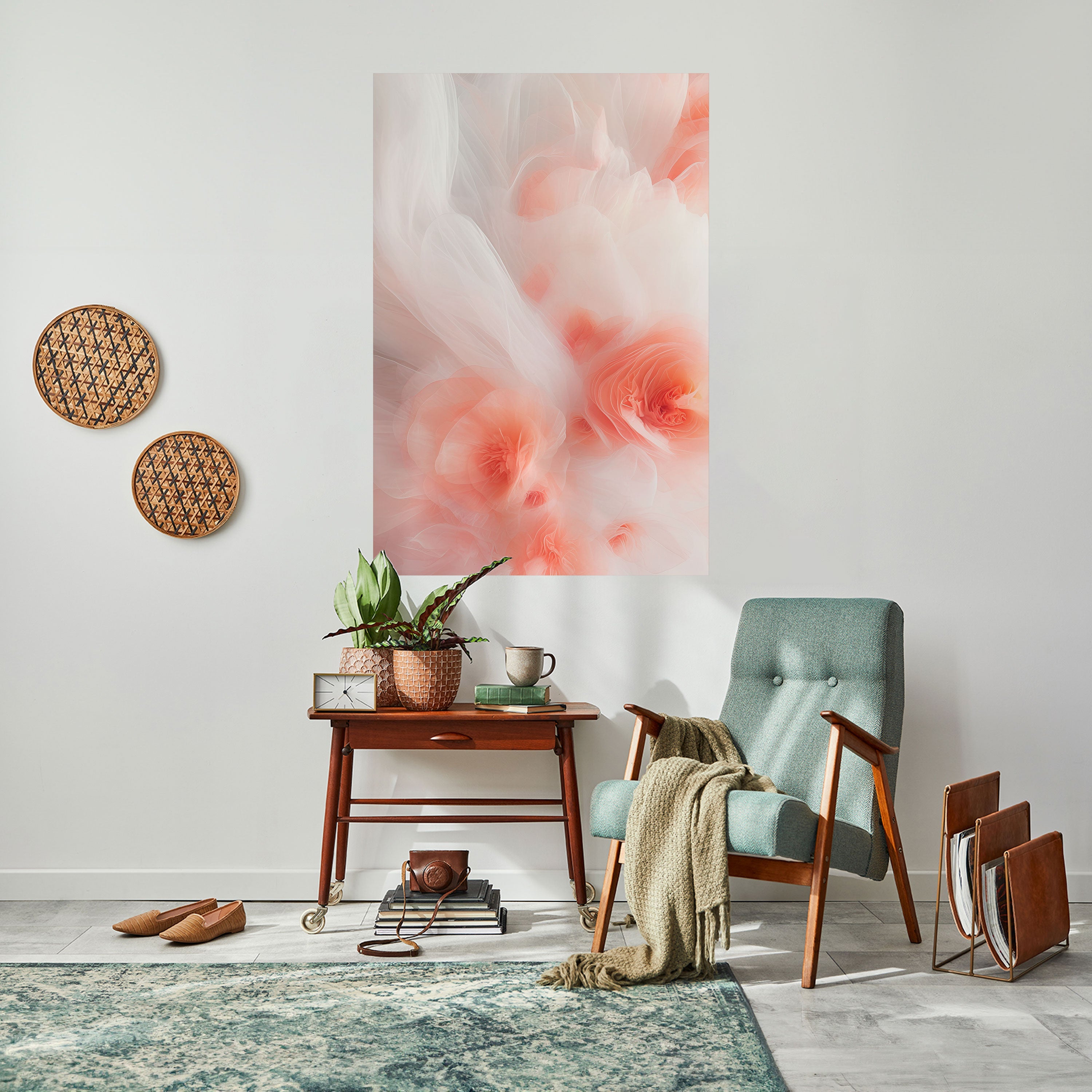 TENDER BLOSSOM VEIL Poster Vertical Autocolante