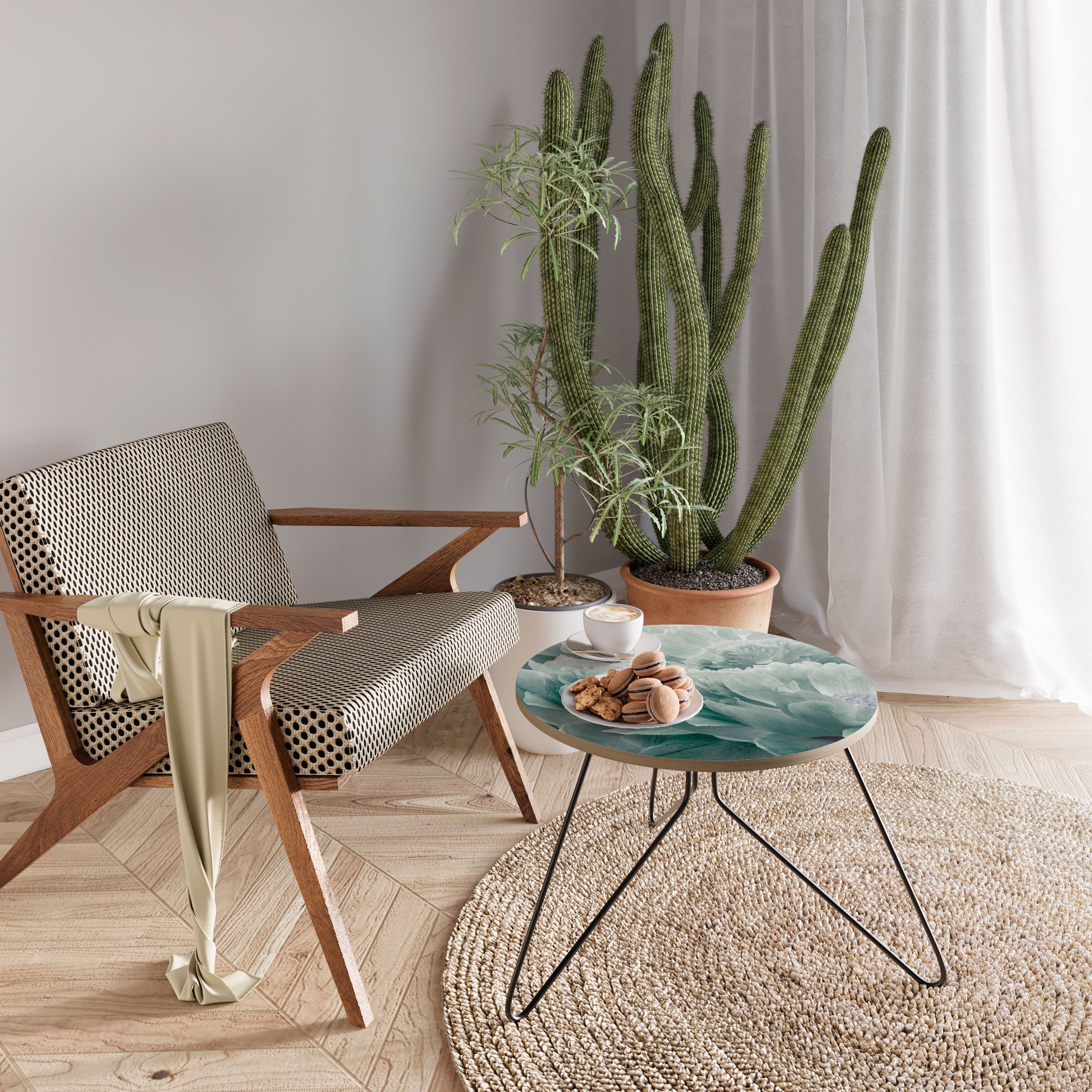 TREE PEONIES Mesa de Centro 60