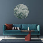 TREE PEONIES Round Wall Art