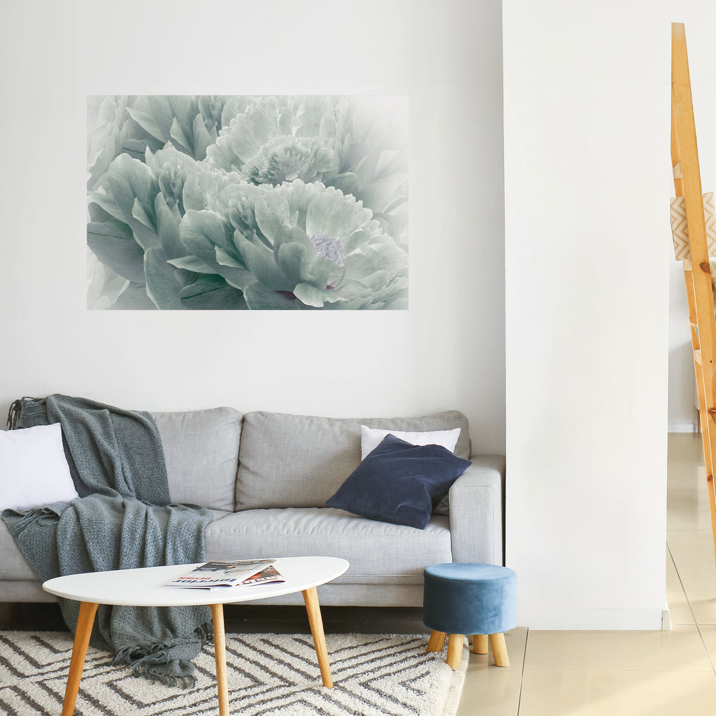 TREE PEONIES Peel and Stick Horizontal Poster