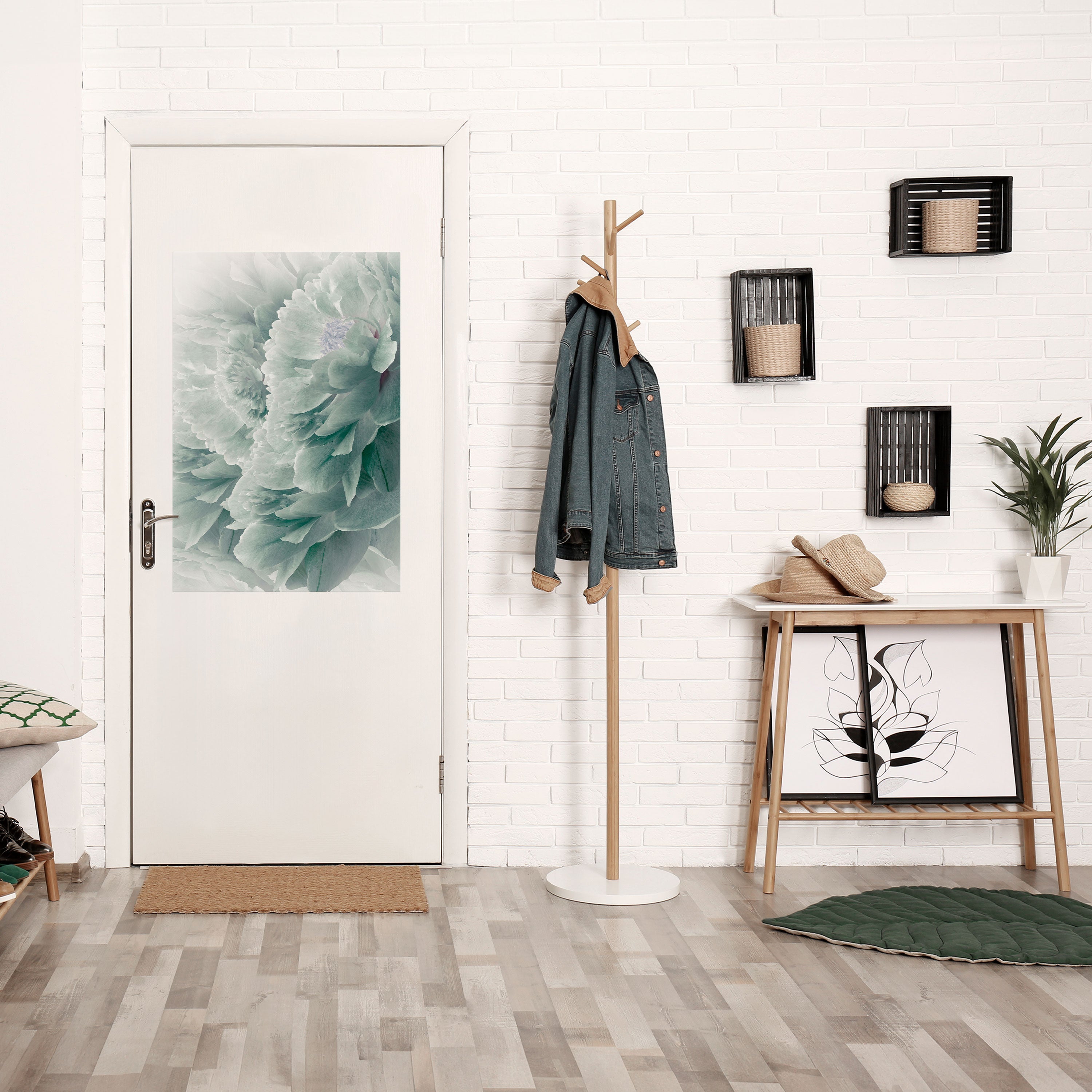 TREE PEONIES Poster Vertical Autocolante