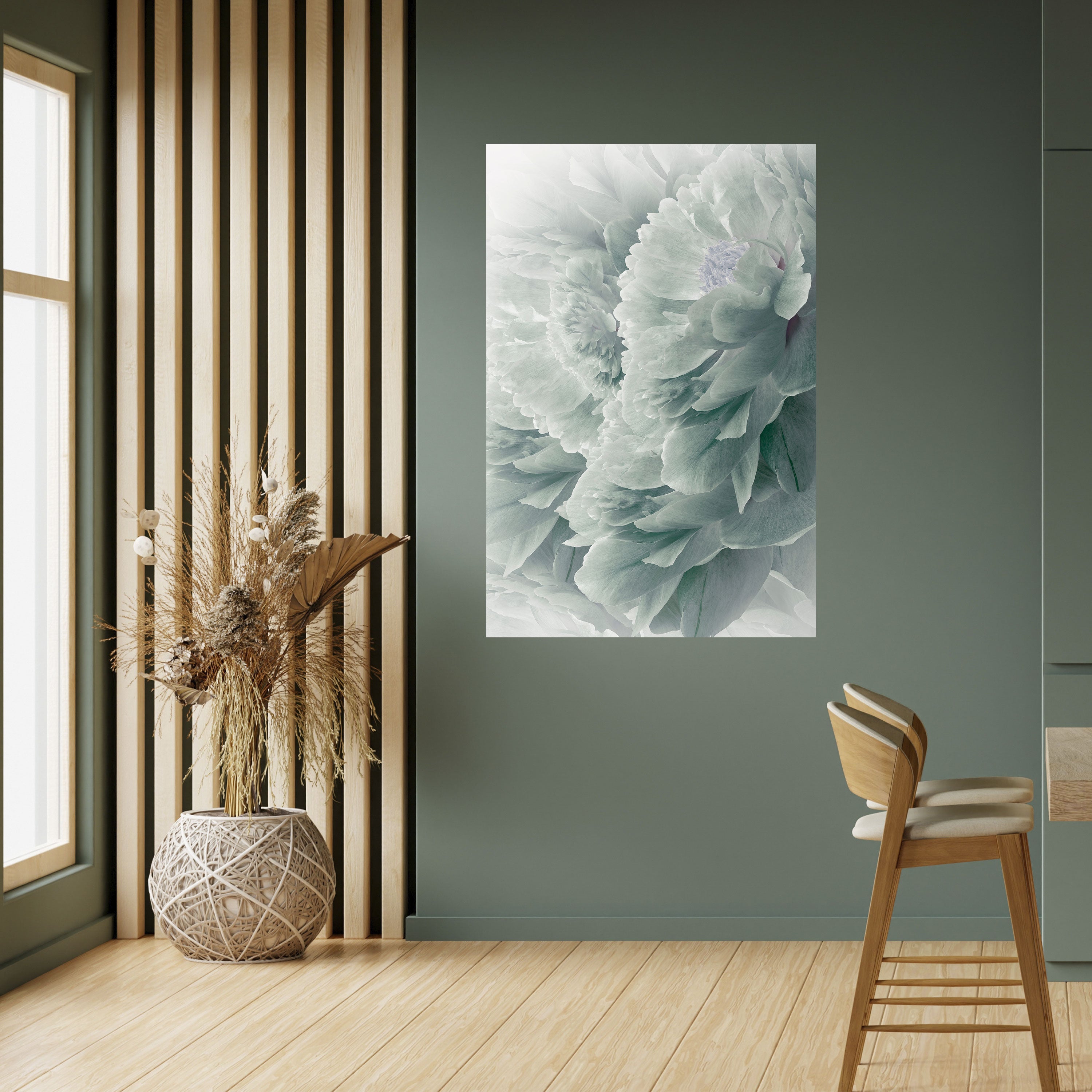 TREE PEONIES Poster Vertical Autocolante