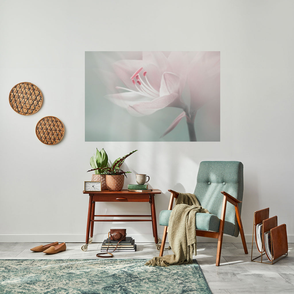 GENTLE LILY Peel and Stick Horizontal Poster