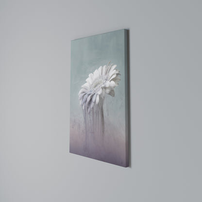 MELTING GERBERA Quadro em tela vertical