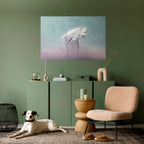 MELTING GERBERA Poster Horizontal Autocolante