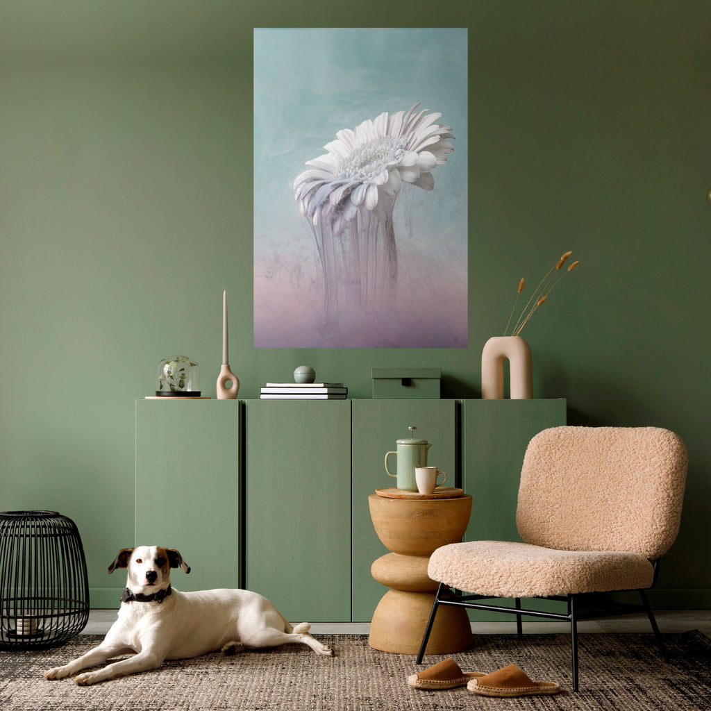 MELTING GERBERA Poster Vertical Autocolante