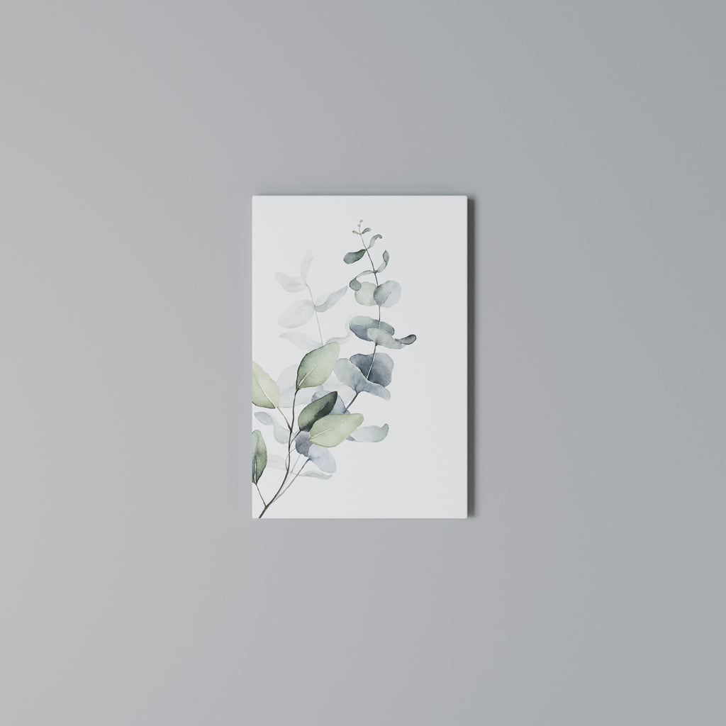 AQUA LEAF SYMPHONY Quadro em tela vertical