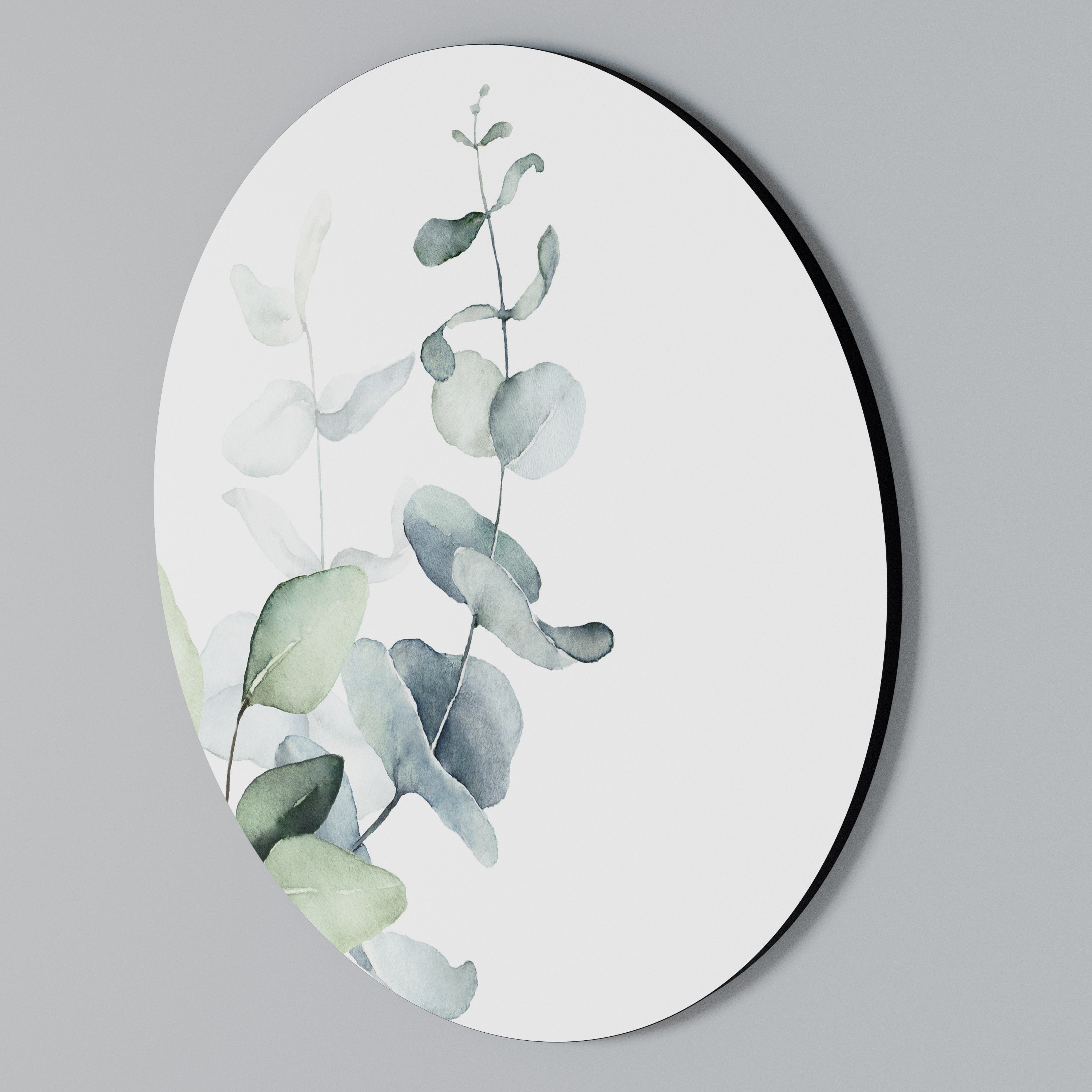 AQUA LEAF SYMPHONY Arte de Parede Redonda