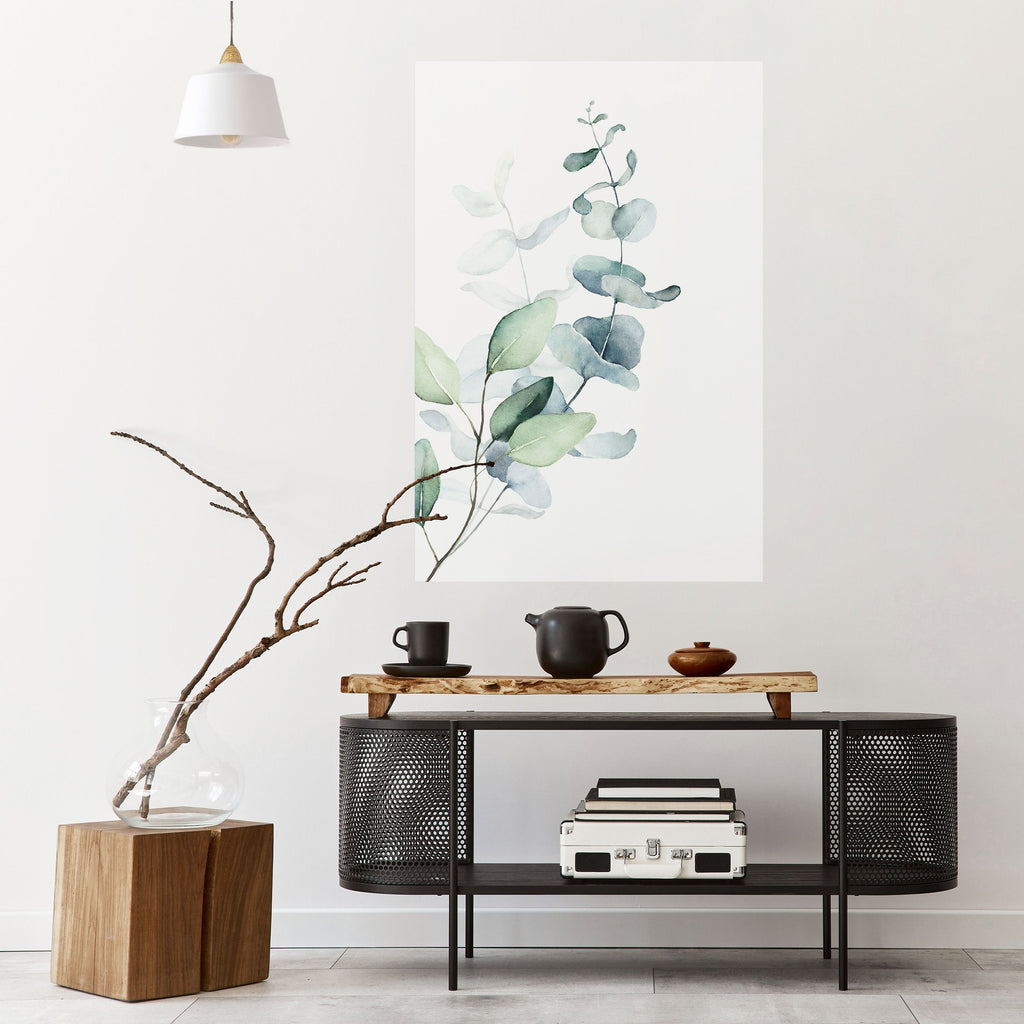 AQUA LEAF SYMPHONY Poster Vertical Autocolante