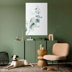 AQUA LEAF SYMPHONY Poster Vertical Autocolante