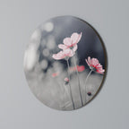 SUBTLE PETAL DANCE Quadro Redondo Decorativo