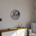 SUBTLE PETAL DANCE Quadro Redondo Decorativo