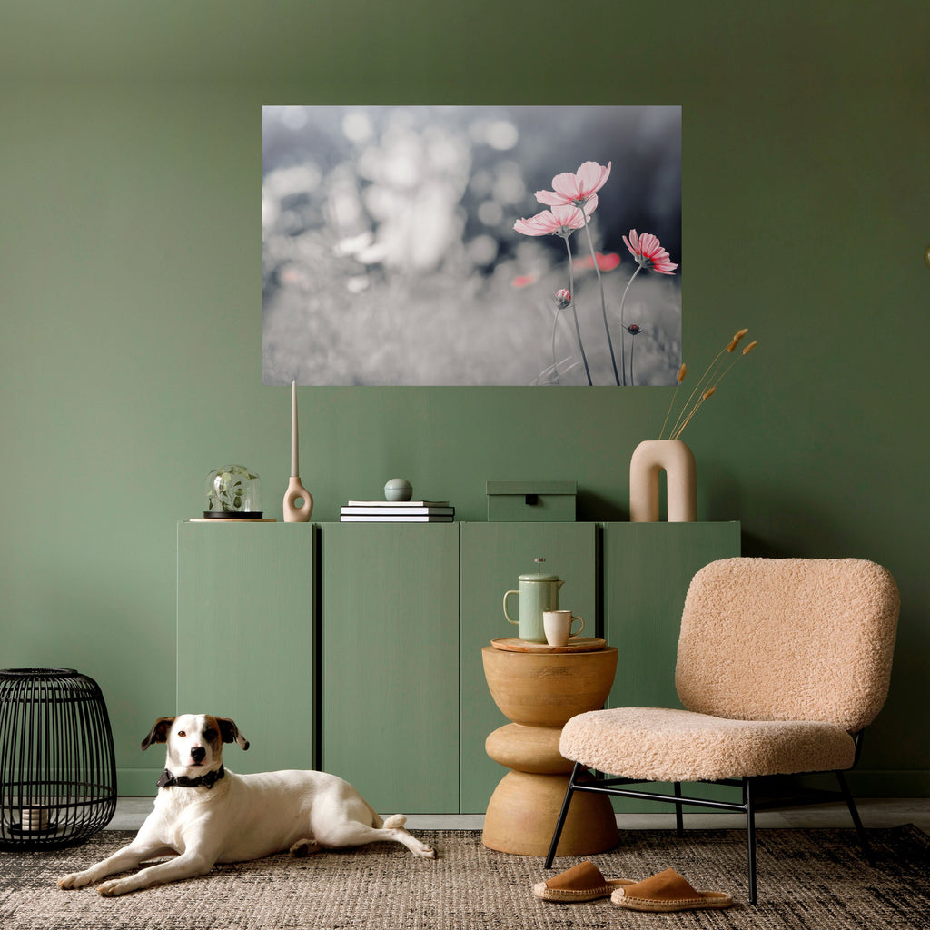 SUBTLE PETAL DANCE Poster Horizontal Autocolante