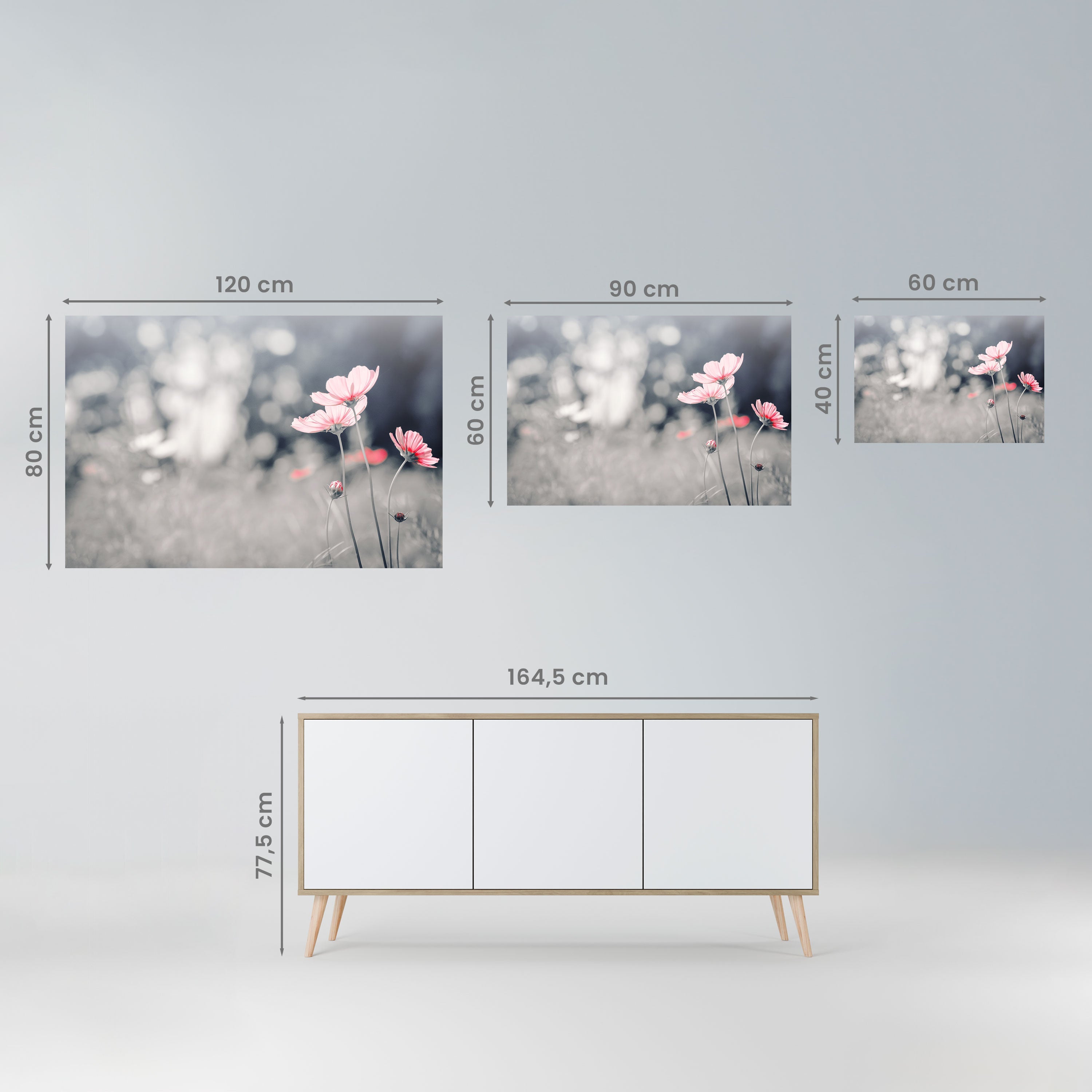 SUBTLE PETAL DANCE Poster Horizontal Autocolante