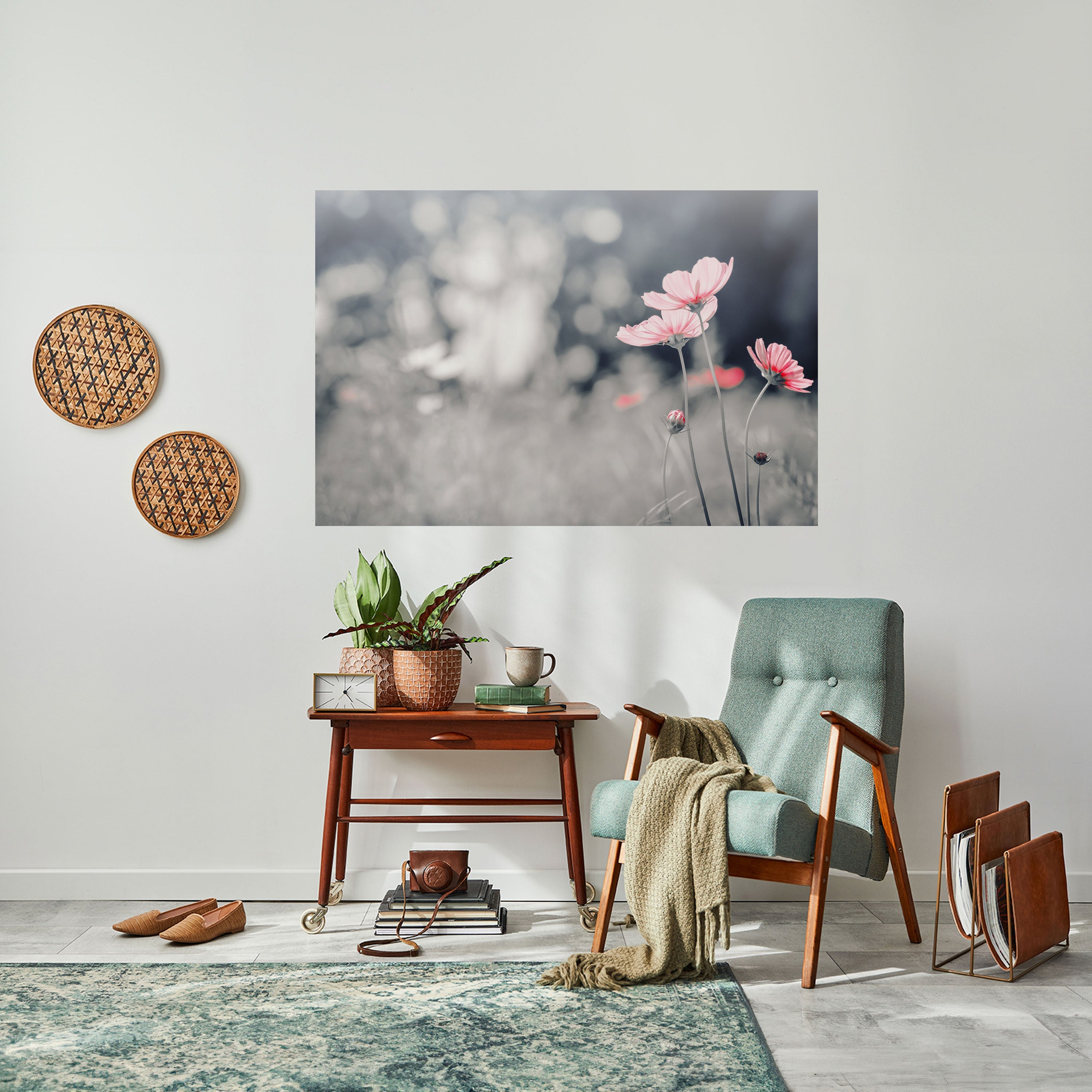 SUBTLE PETAL DANCE Poster Horizontal Autocolante