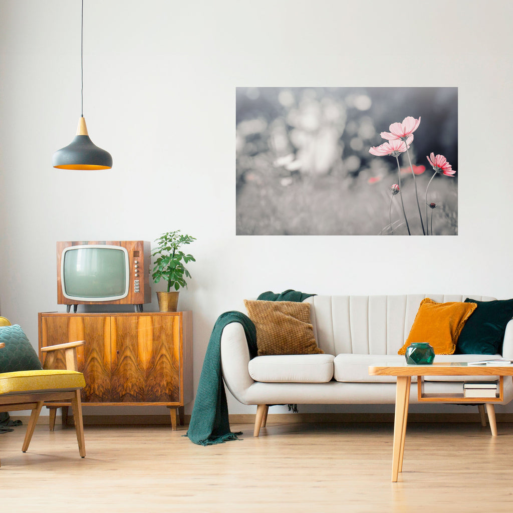 SUBTLE PETAL DANCE Poster Horizontal Autocolante