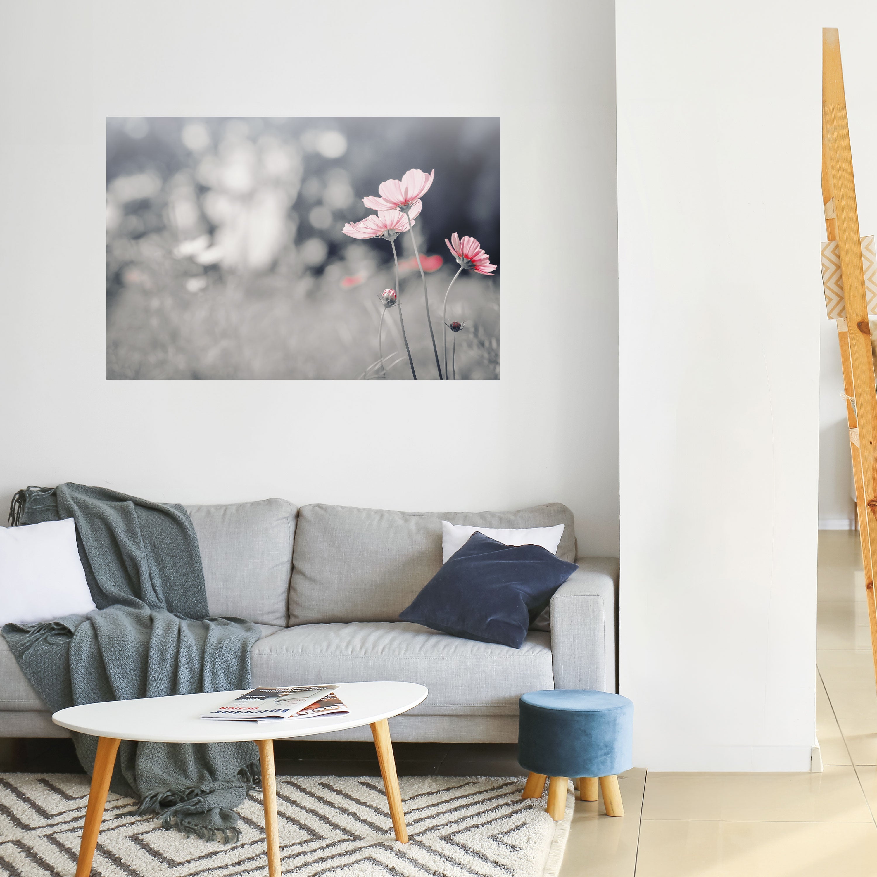 SUBTLE PETAL DANCE Poster Horizontal Autocolante