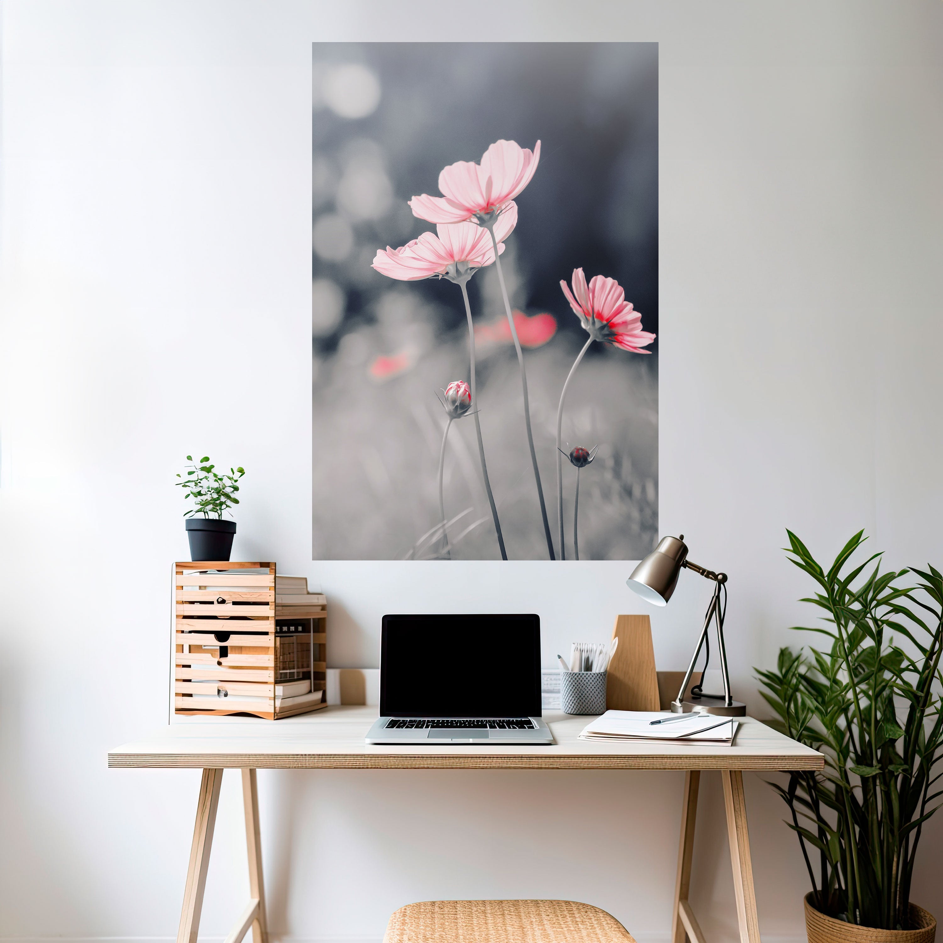 SUBTLE PETAL DANCE Poster Vertical Autocolante