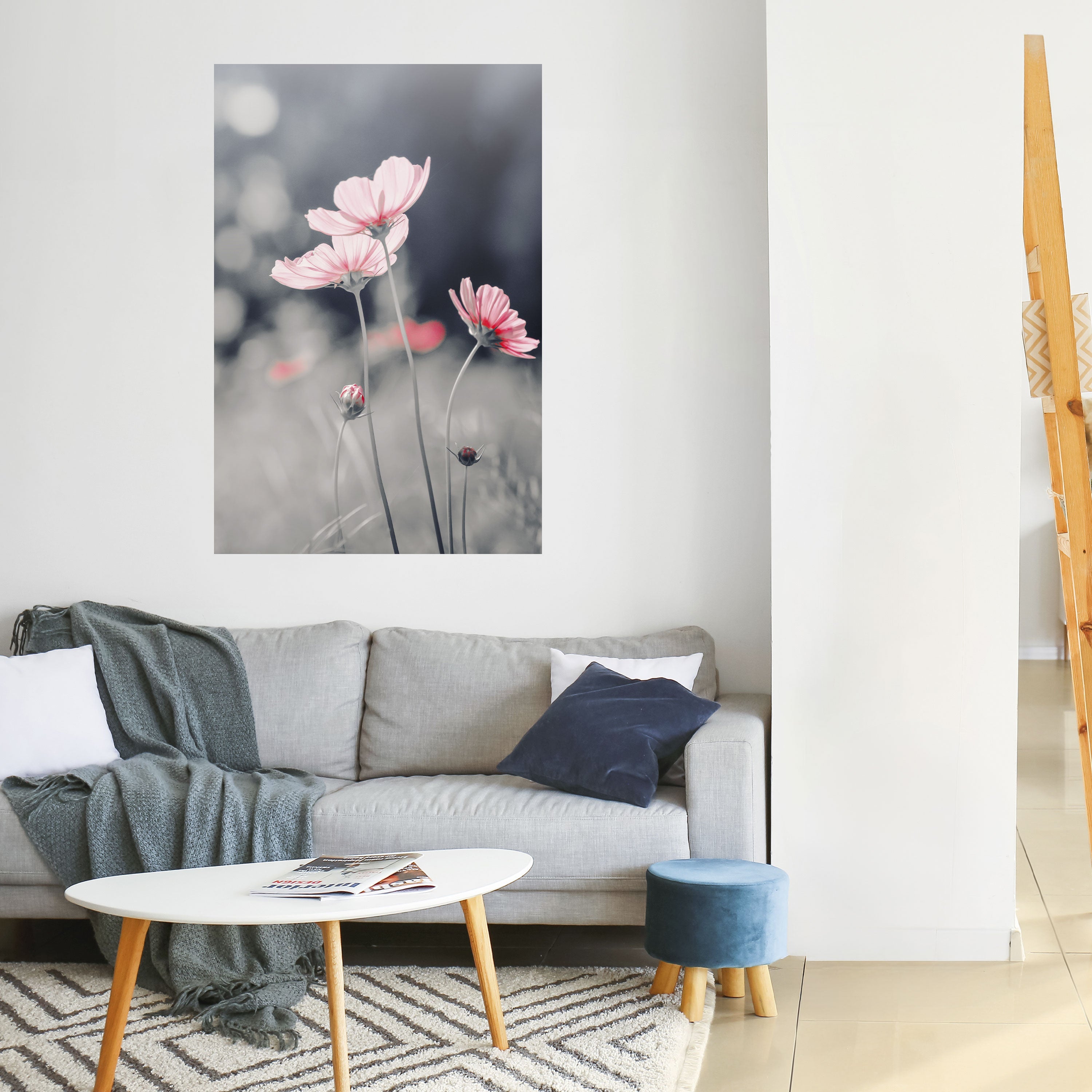 SUBTLE PETAL DANCE Poster Vertical Autocolante