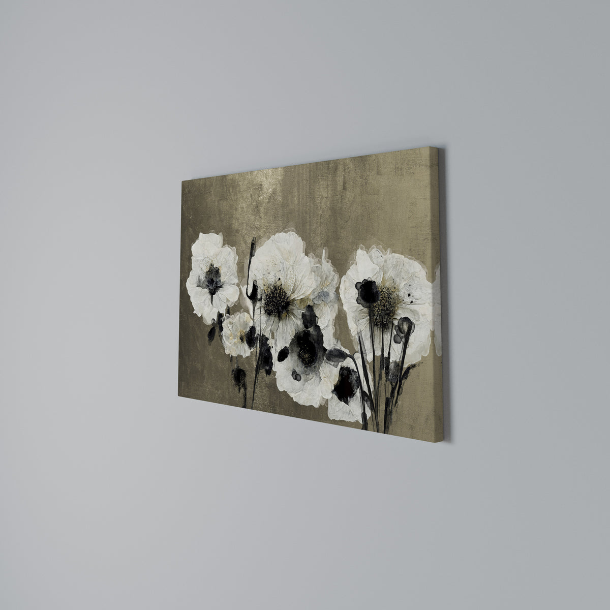 HARMONY IN WHITE Horizontal Canvas Print