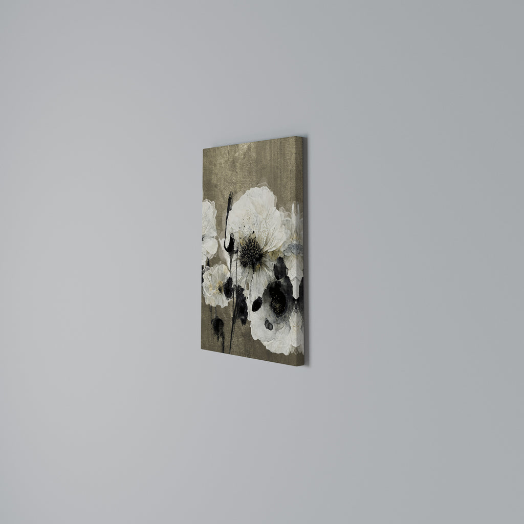 HARMONY IN WHITE Quadro em tela vertical