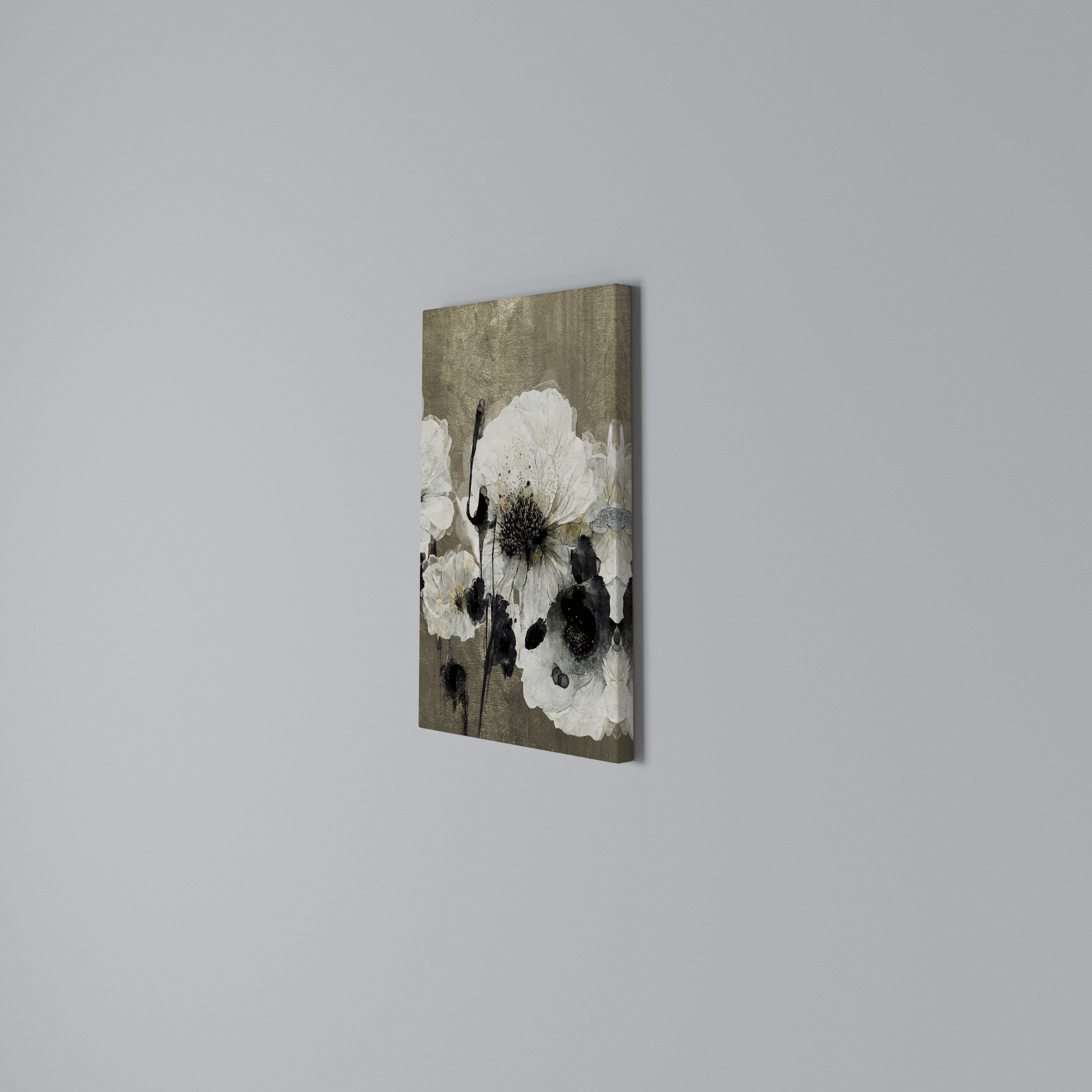 HARMONY IN WHITE Quadro em tela vertical